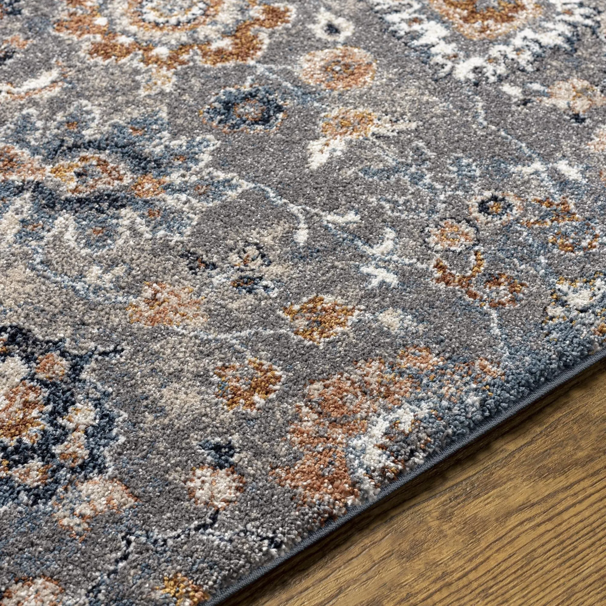 Keira Updated Traditional Medallion Area Rug