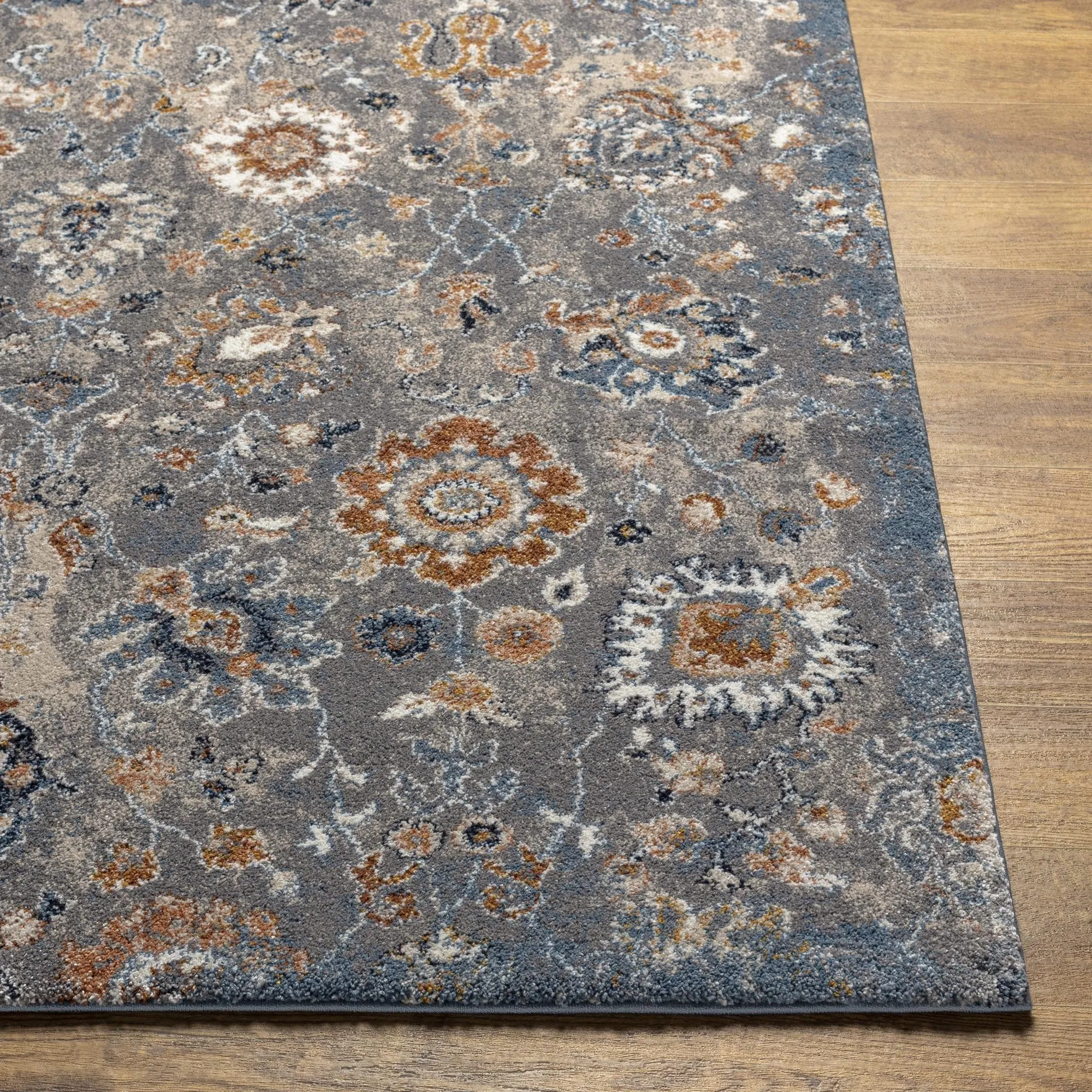 Keira Updated Traditional Medallion Area Rug