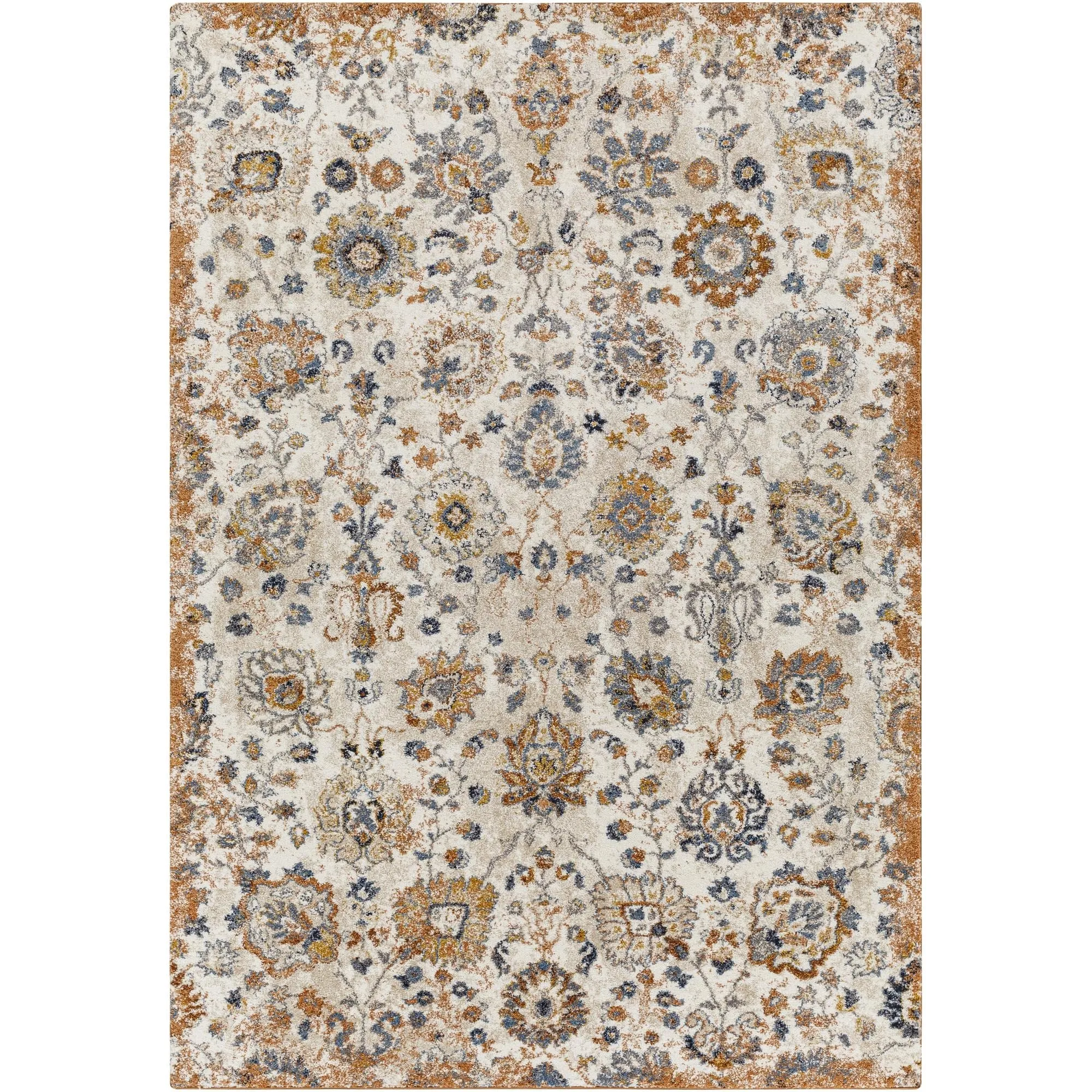 Keira Updated Traditional Medallion Area Rug