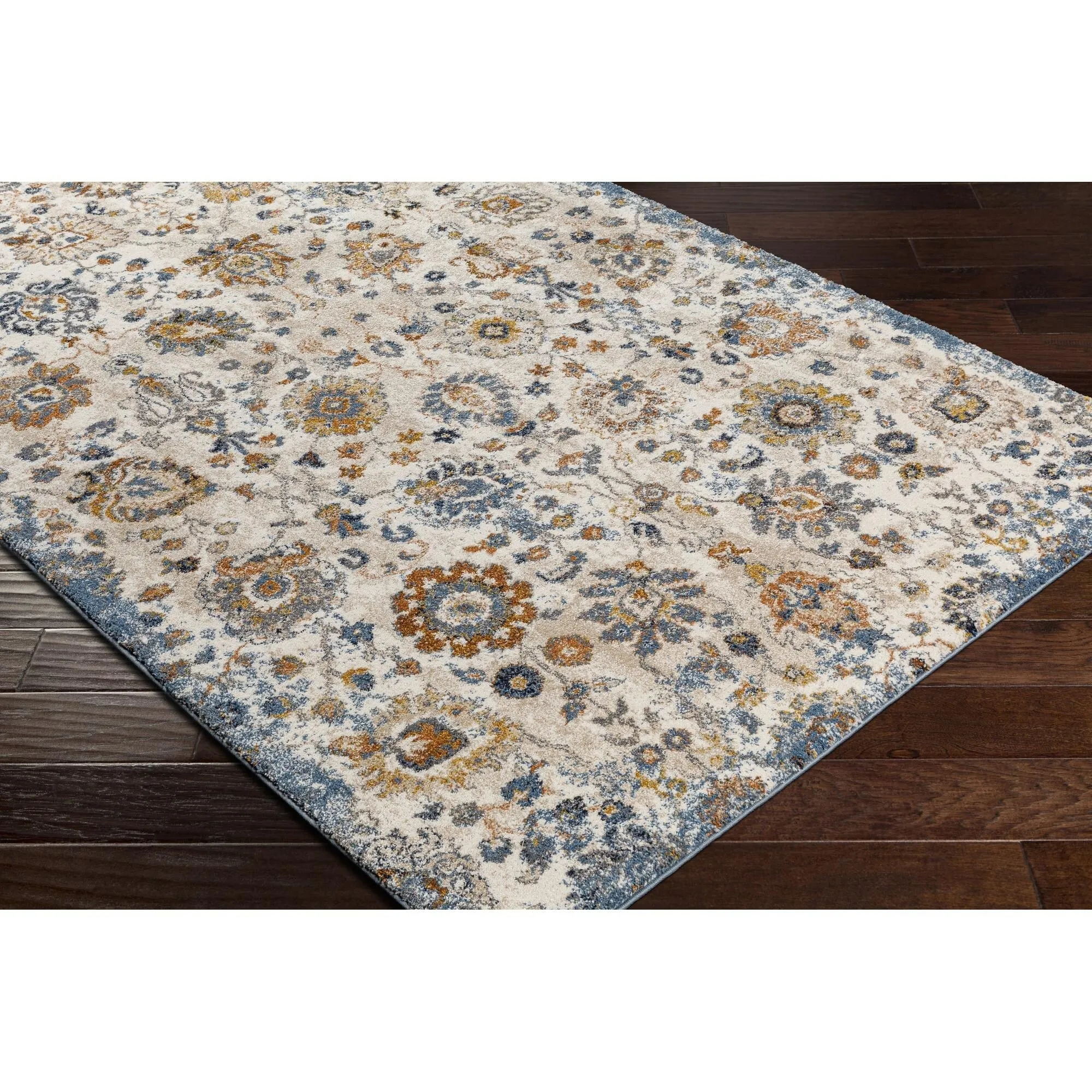 Keira Updated Traditional Medallion Area Rug