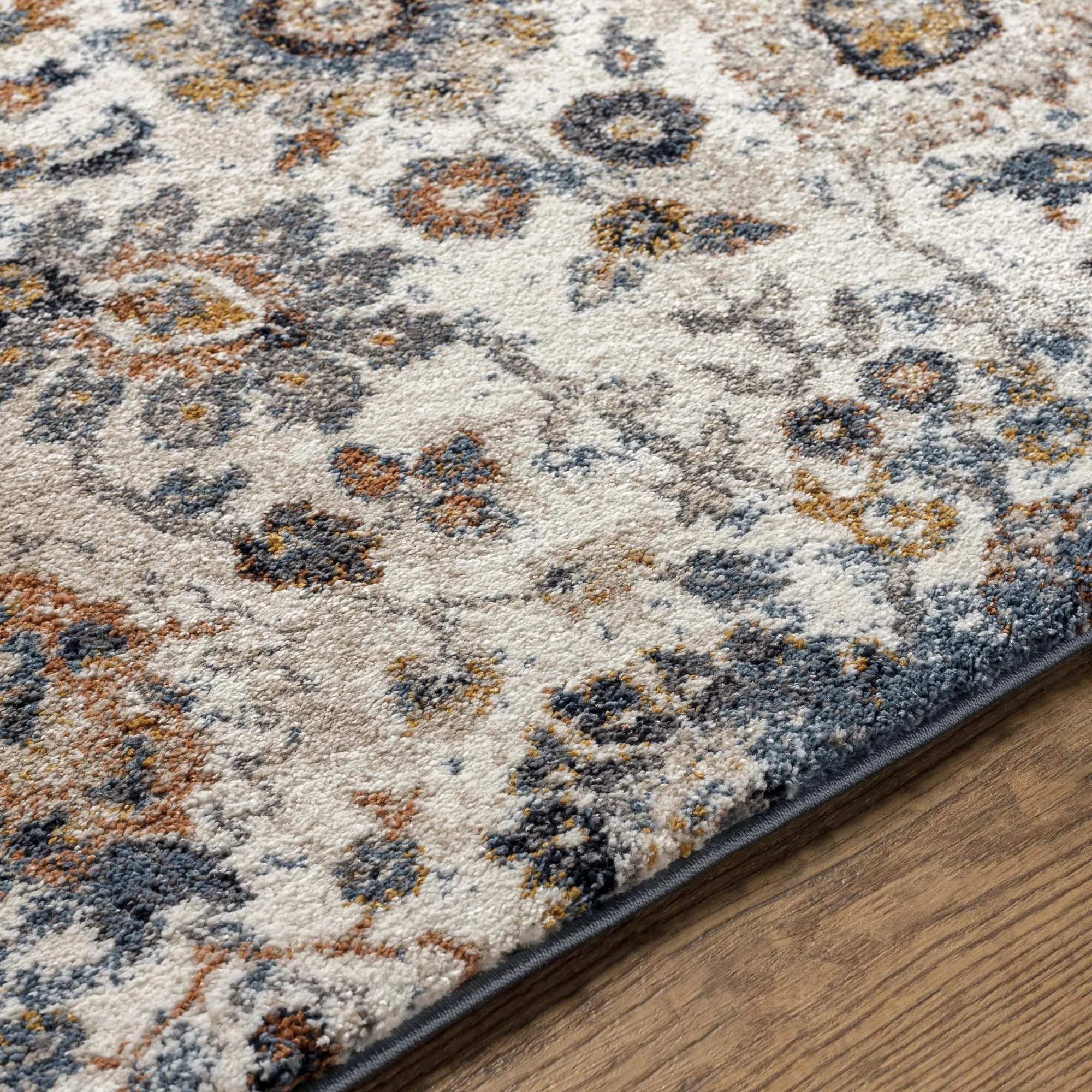Keira Updated Traditional Medallion Area Rug
