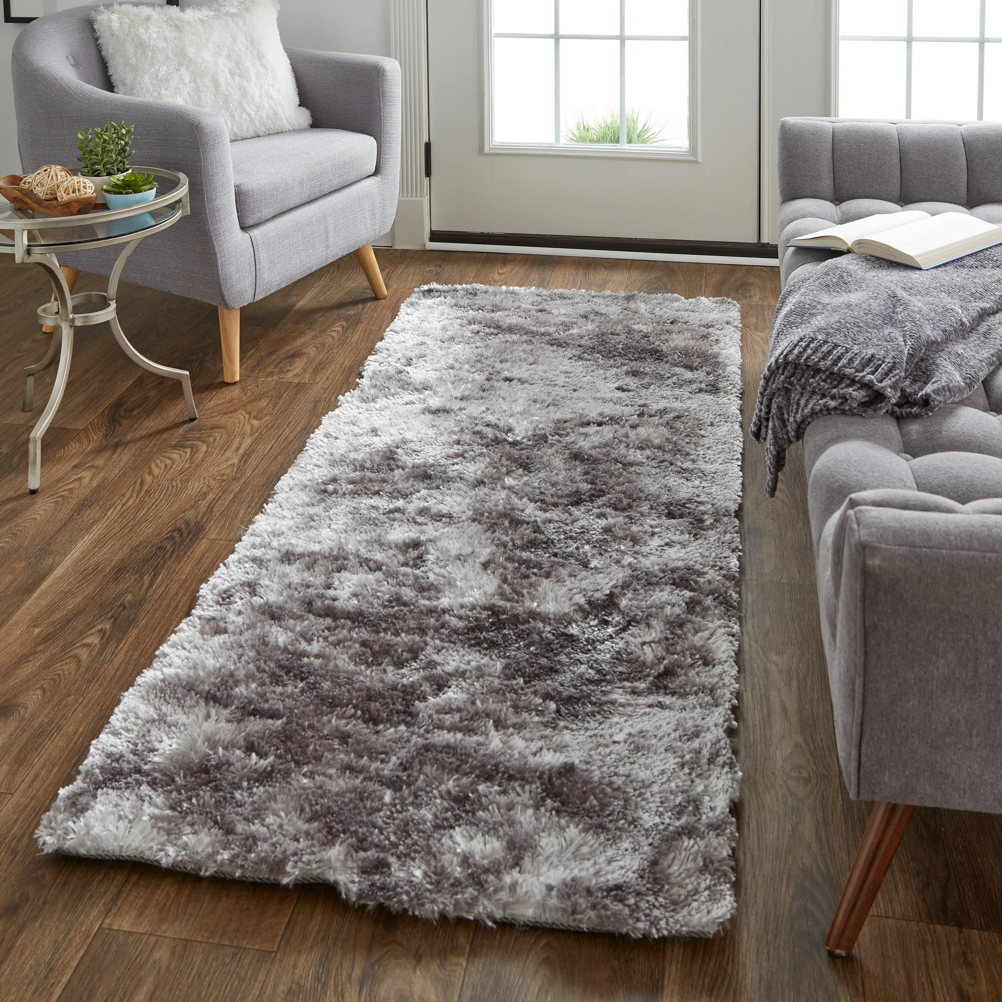 Kelim Lustrous Shimmering Shag Area Rug