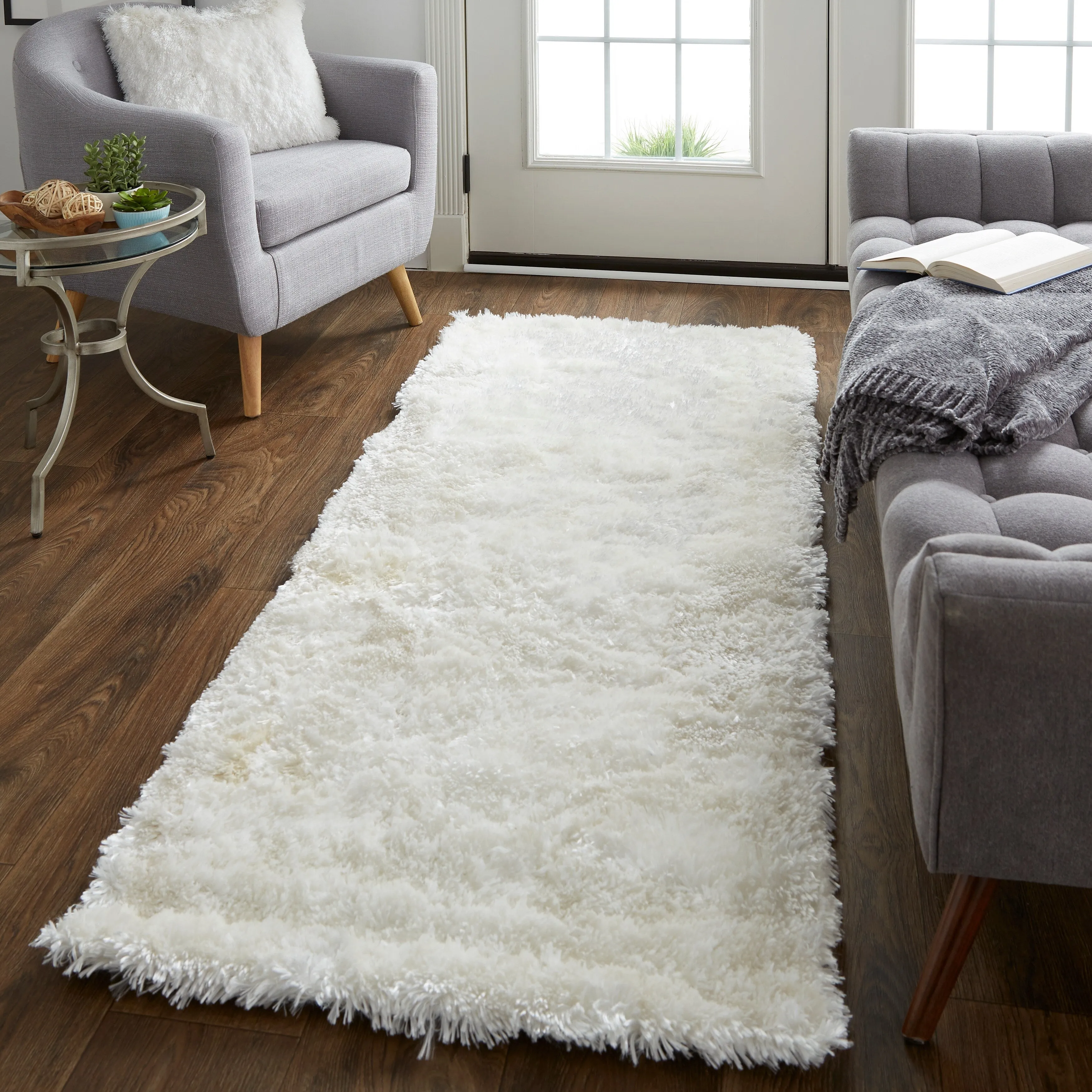 Kelim Lustrous Shimmering Shag Area Rug