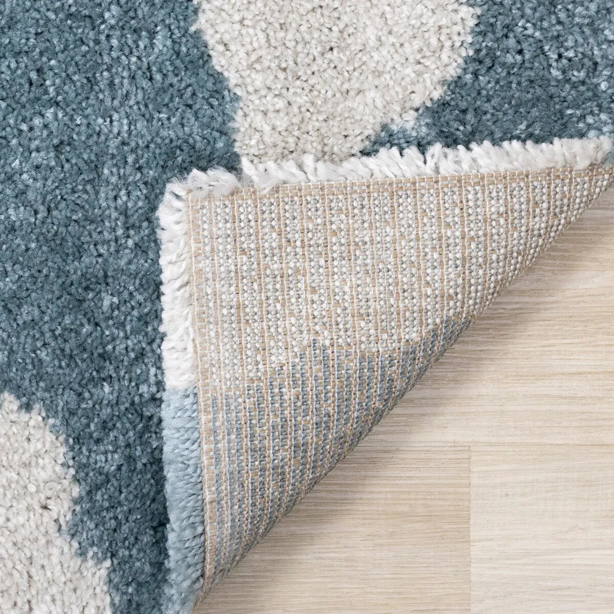Kids Collection - Blue/Cream Clouds Area Rug