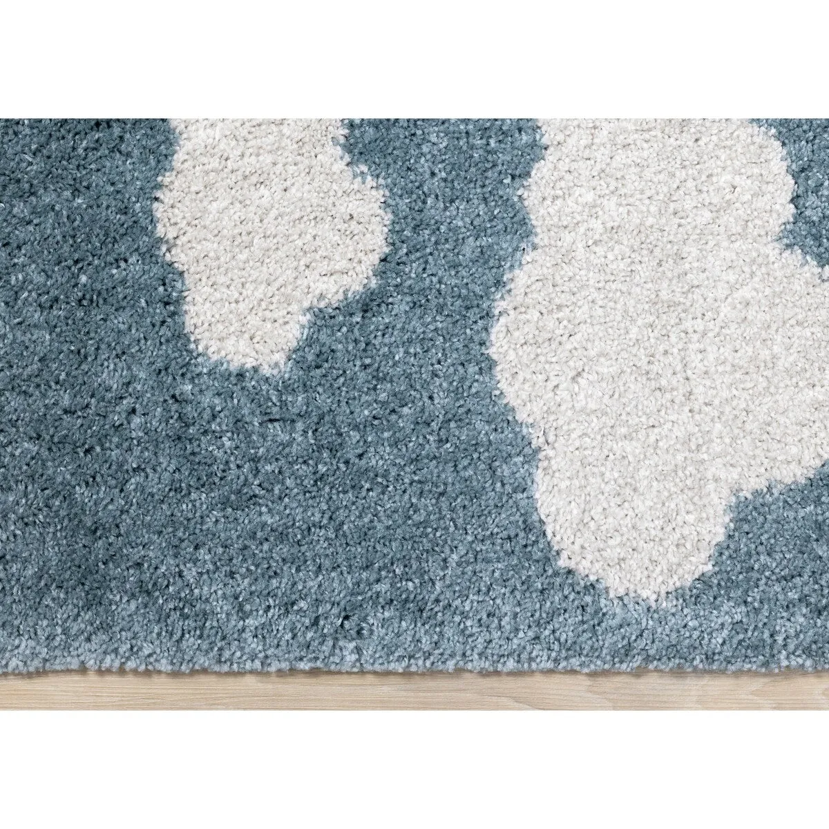 Kids Collection - Blue/Cream Clouds Area Rug