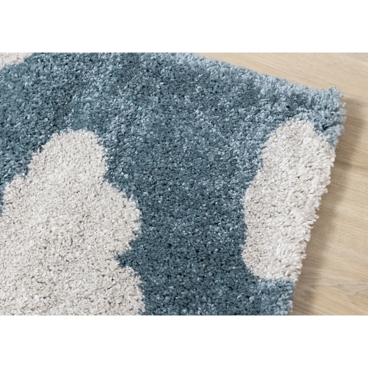 Kids Collection - Blue/Cream Clouds Area Rug