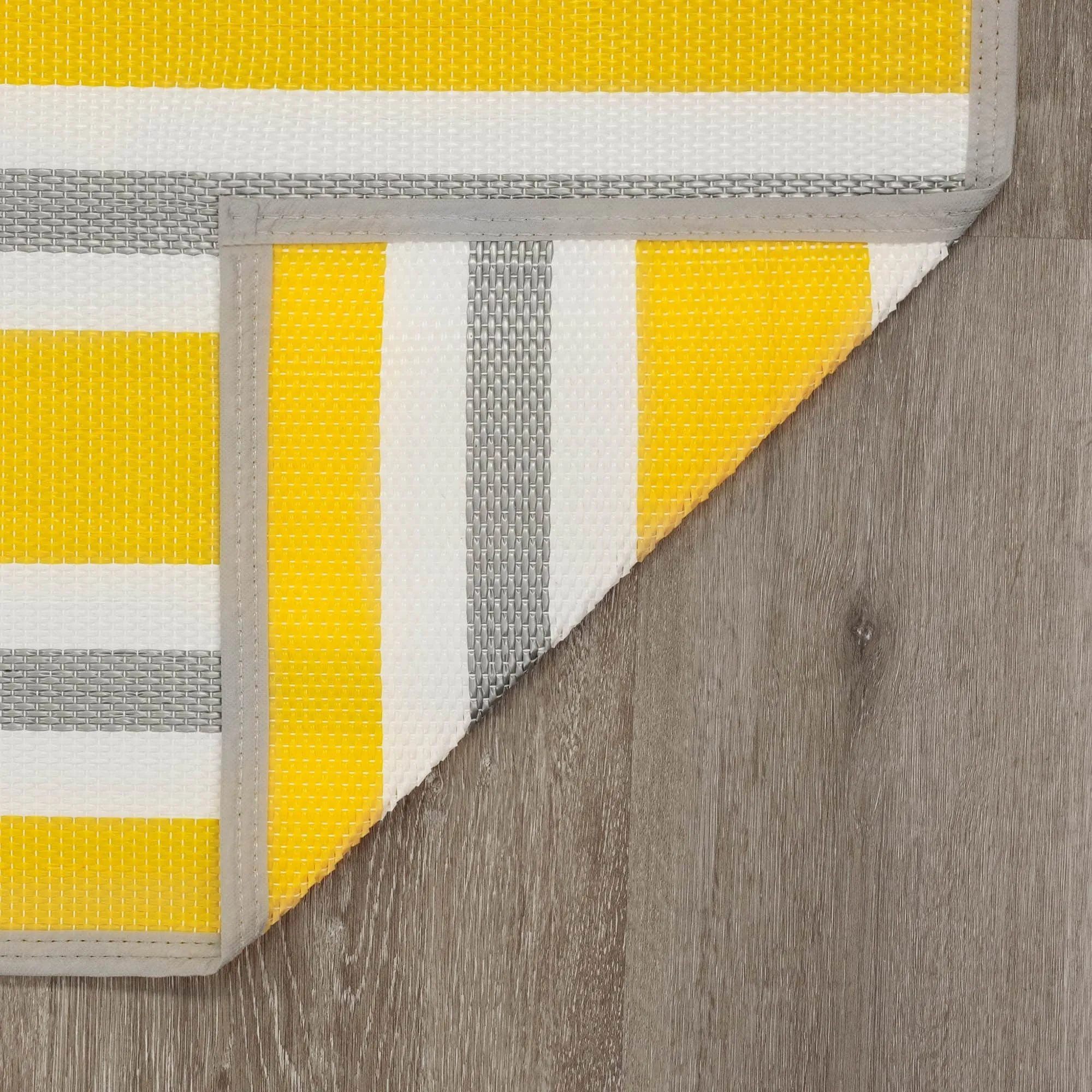 Lalune Beach Stripe Indoor Outdoor Area Rug