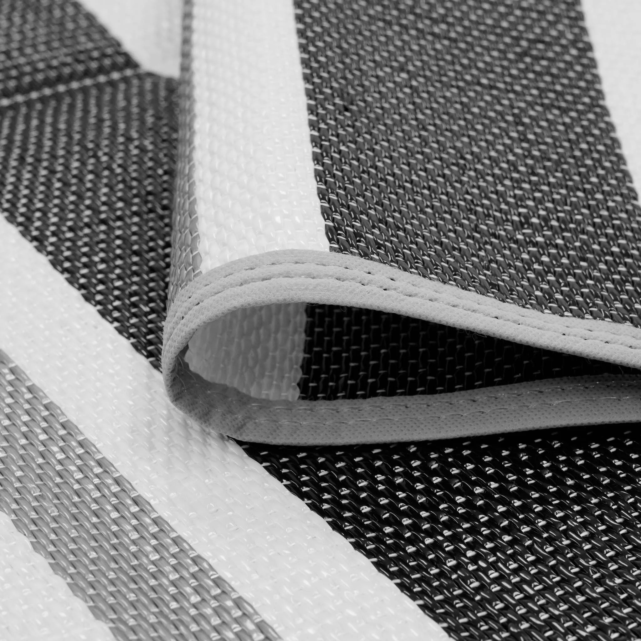 Lalune Beach Stripe Indoor Outdoor Area Rug