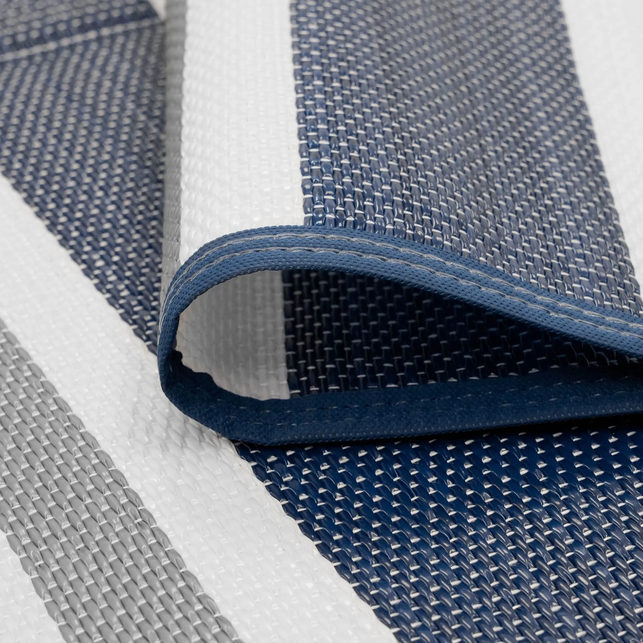 Lalune Beach Stripe Indoor Outdoor Area Rug