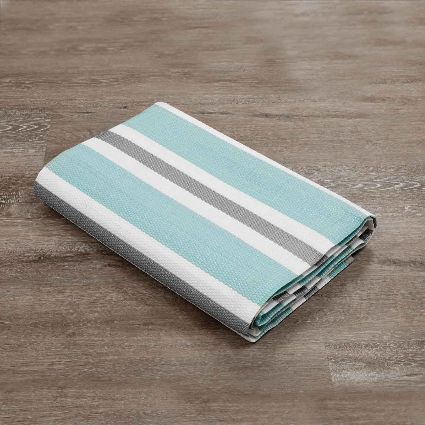 Lalune Beach Stripe Indoor Outdoor Area Rug