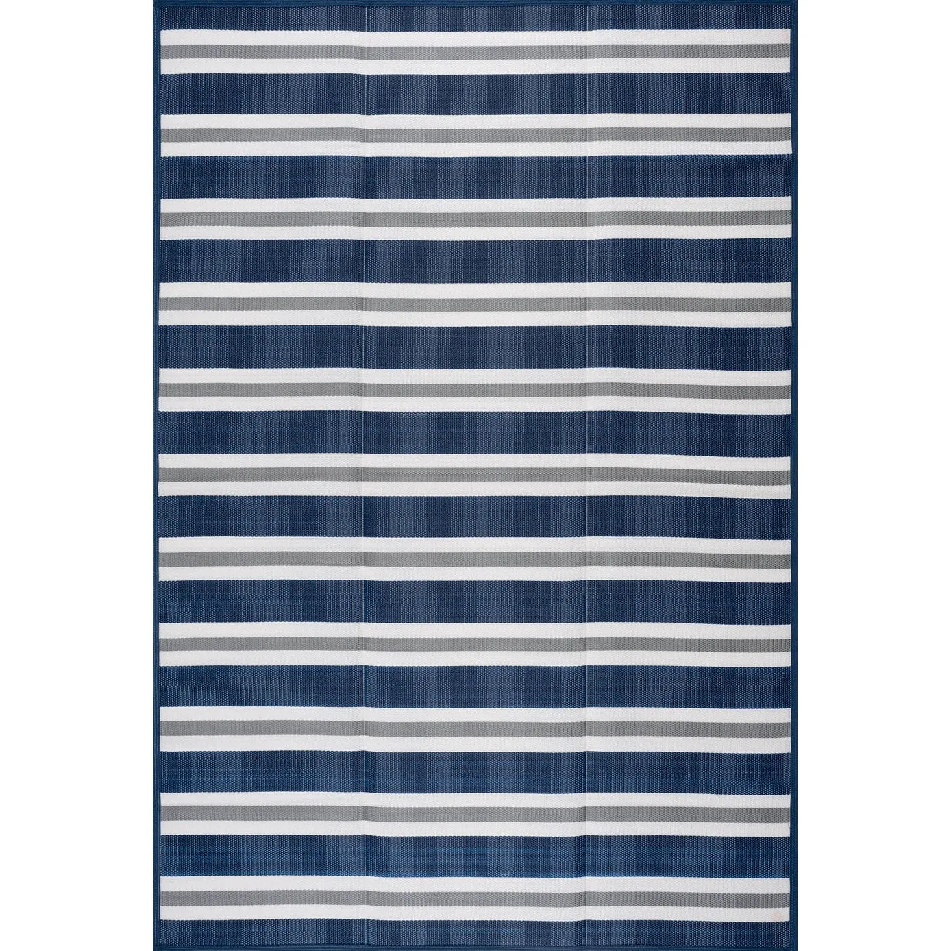 Lalune Beach Stripe Indoor Outdoor Area Rug