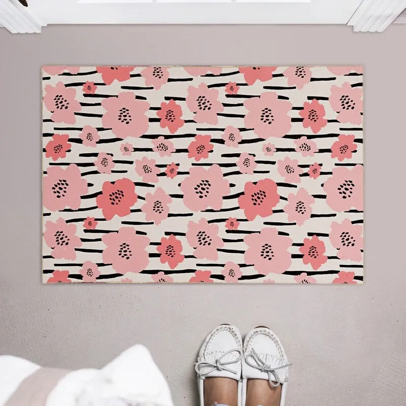 Laurel Machine Washable Floral Area Rug