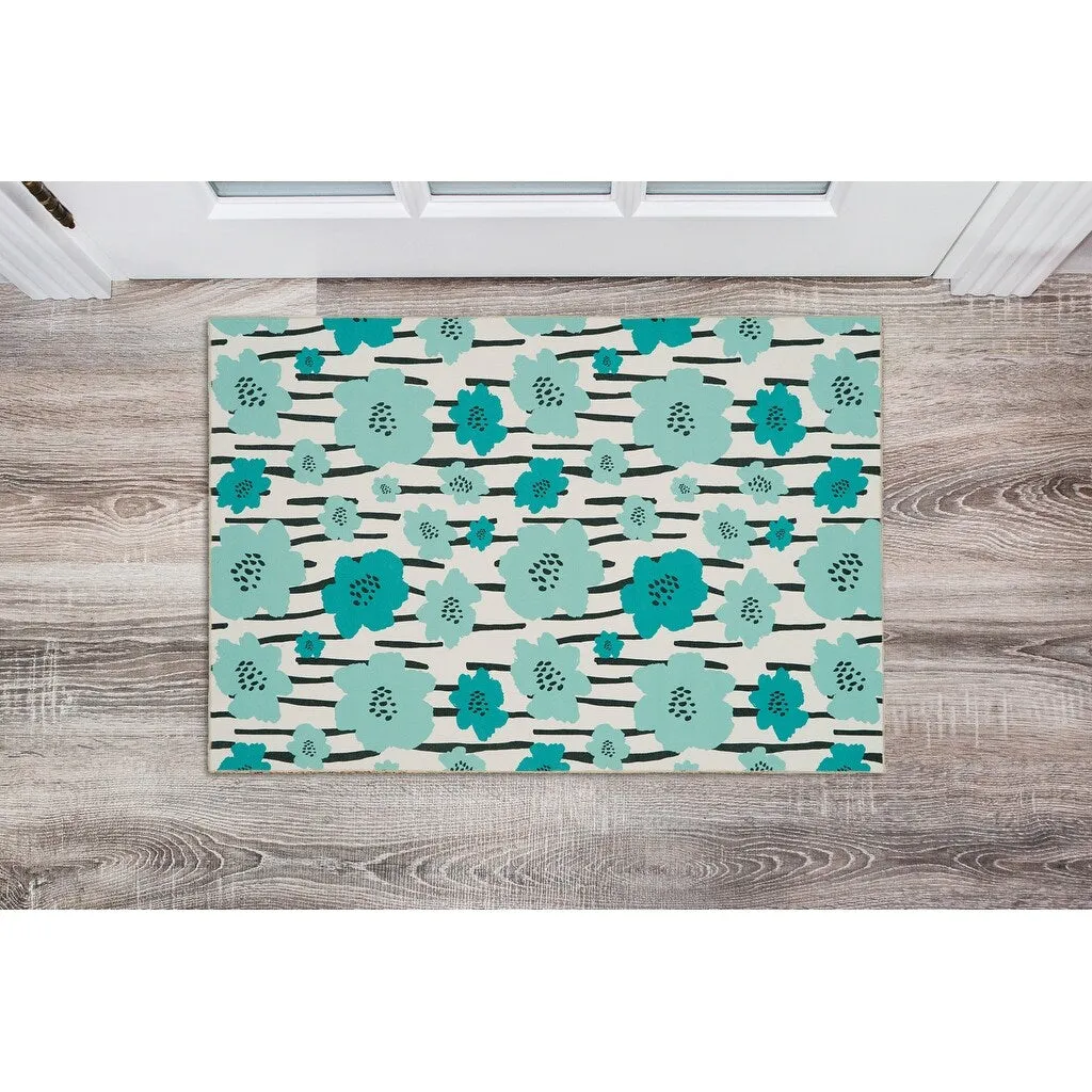 Laurel Machine Washable Floral Area Rug
