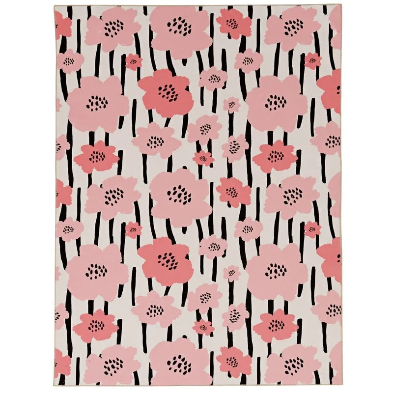 Laurel Machine Washable Floral Area Rug