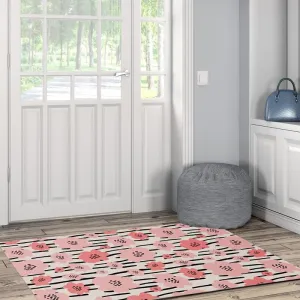 Laurel Machine Washable Floral Area Rug