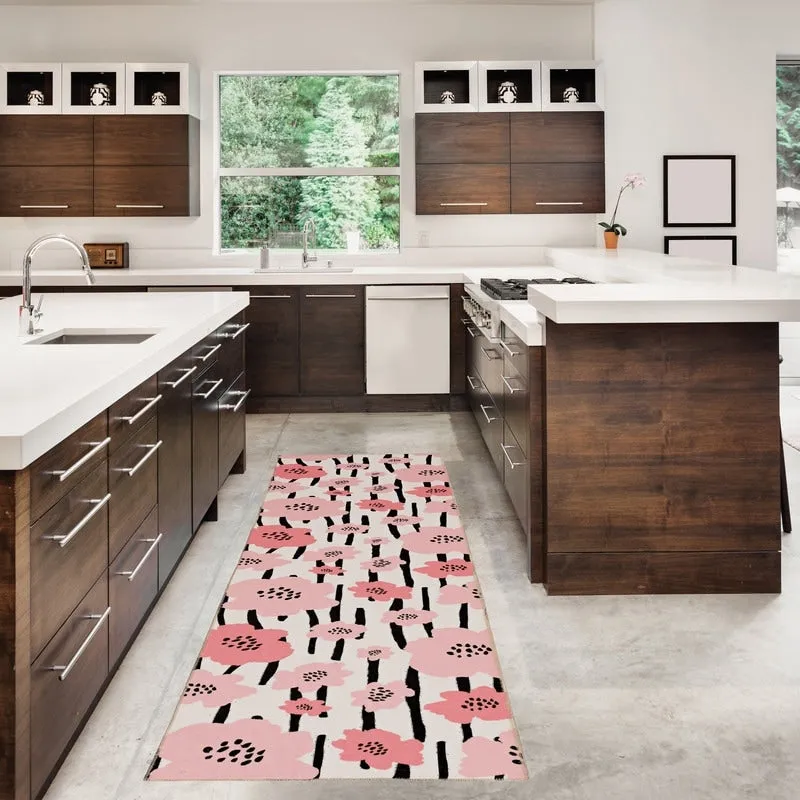 Laurel Machine Washable Floral Area Rug