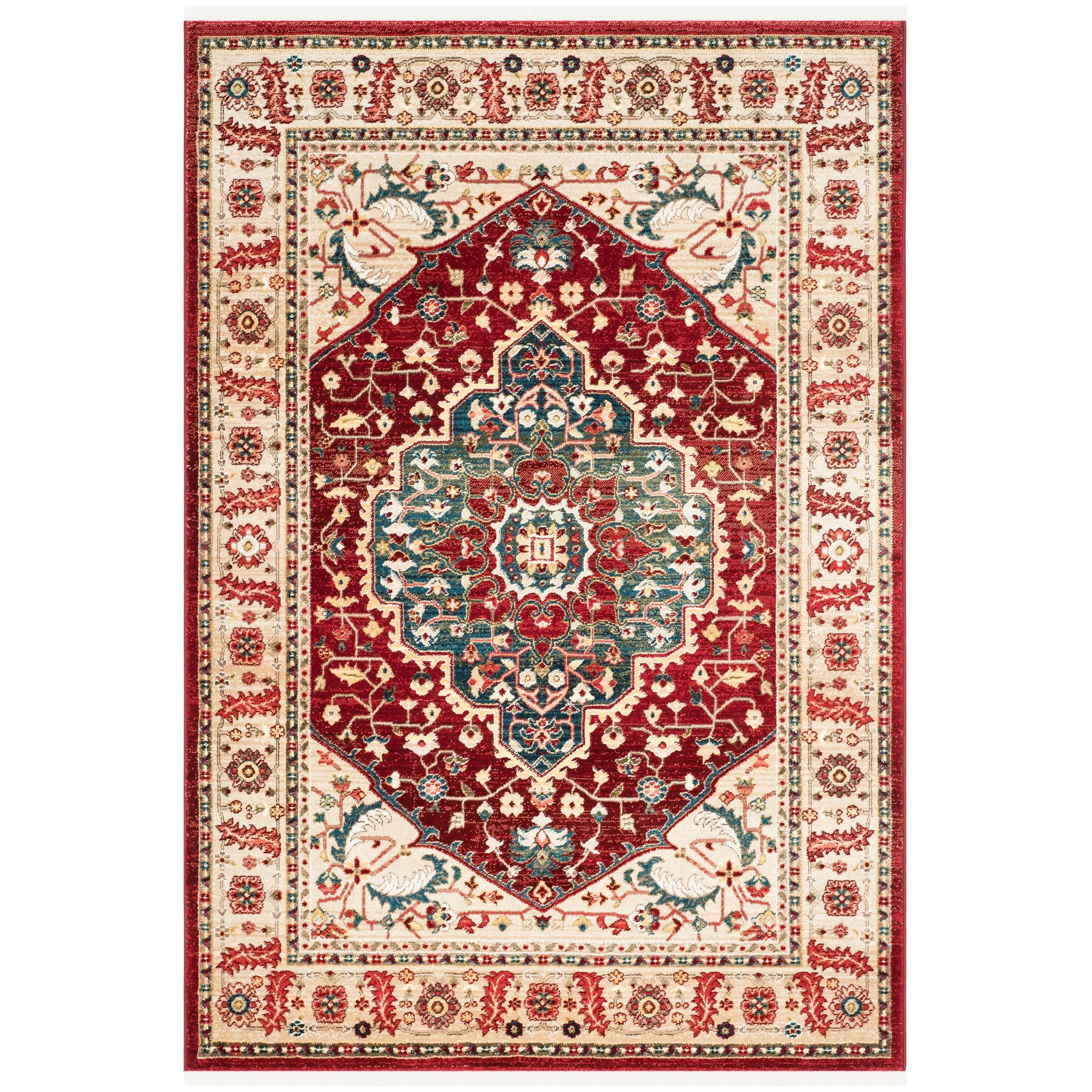 Lauren Ralph Lauren Chloe Traditional Medallion Rug Fringe