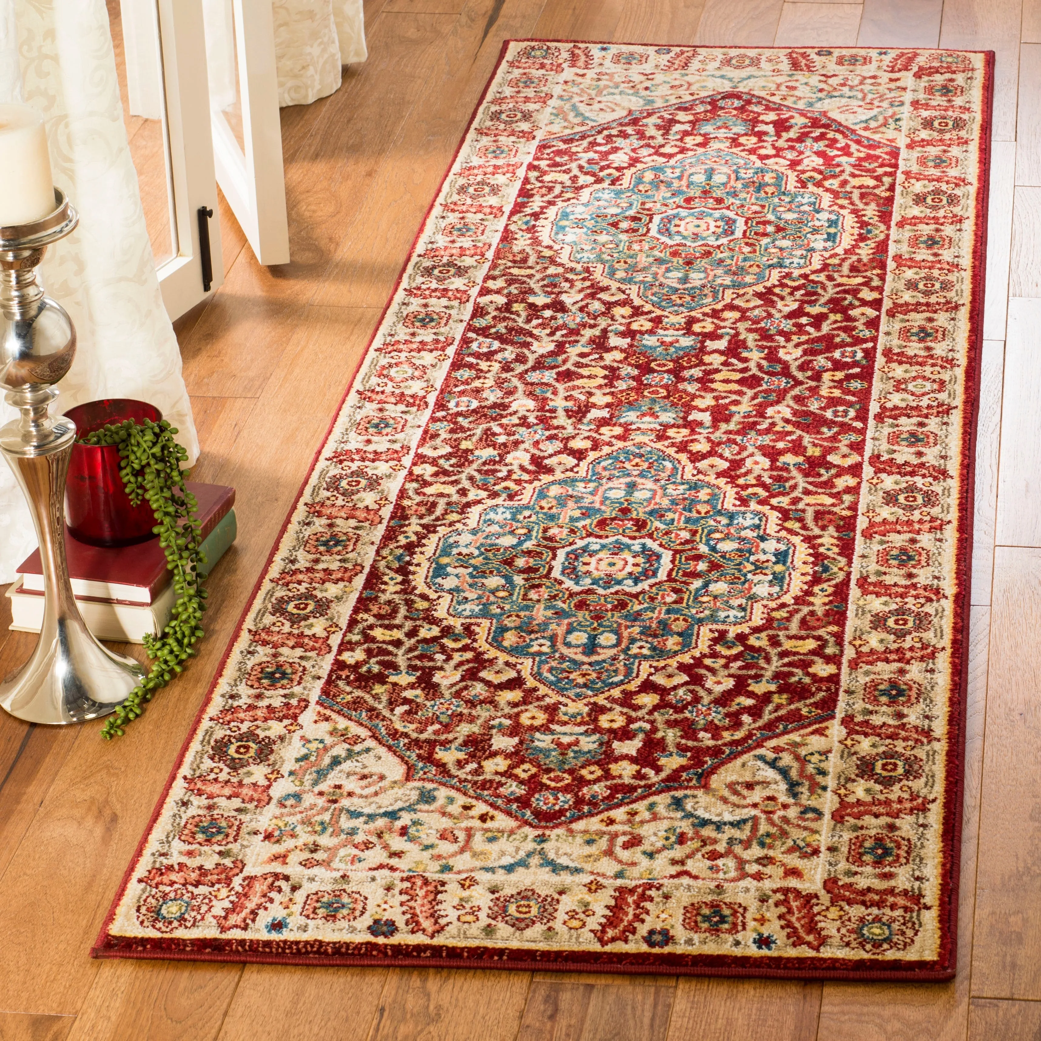 Lauren Ralph Lauren Chloe Traditional Medallion Rug Fringe
