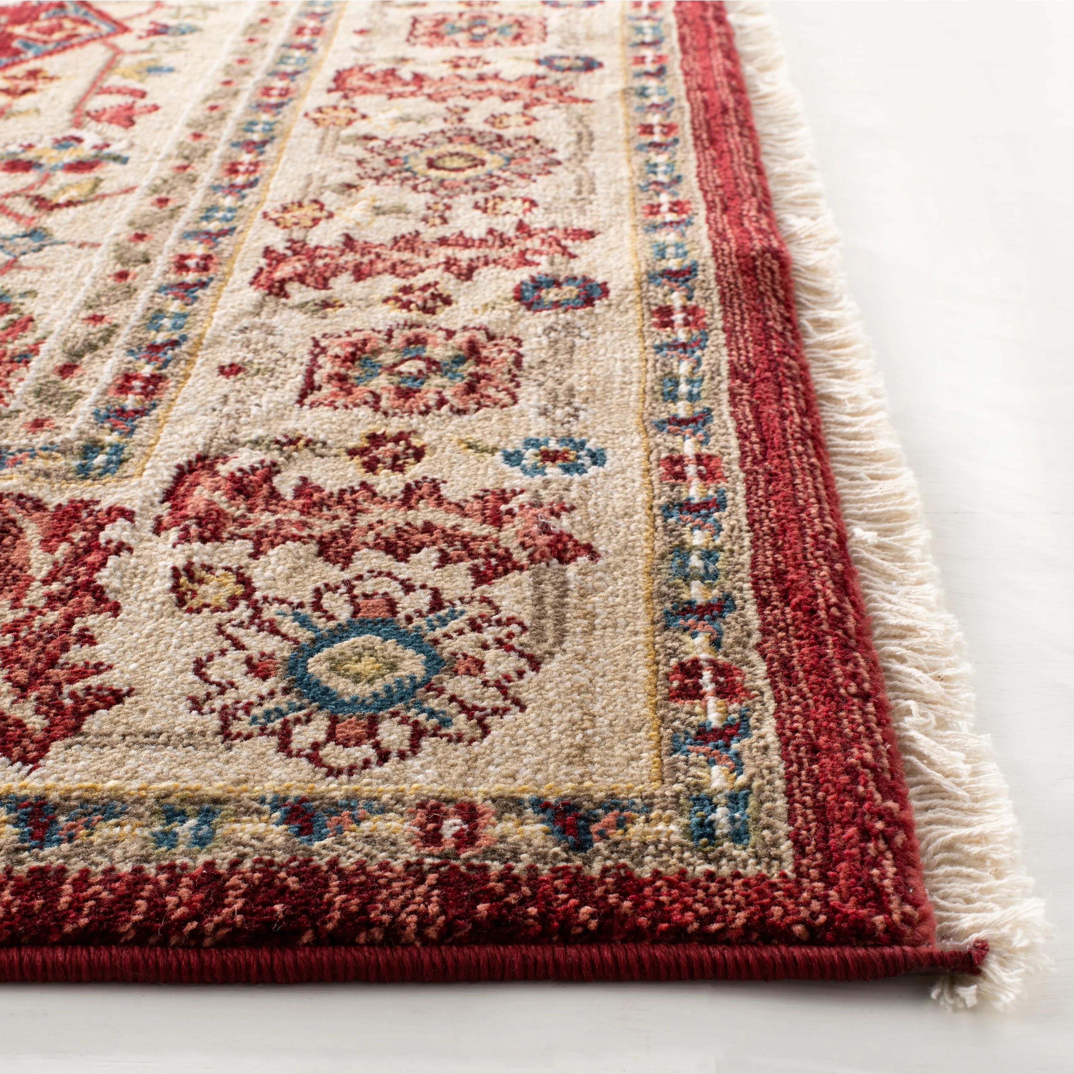 Lauren Ralph Lauren Chloe Traditional Medallion Rug Fringe