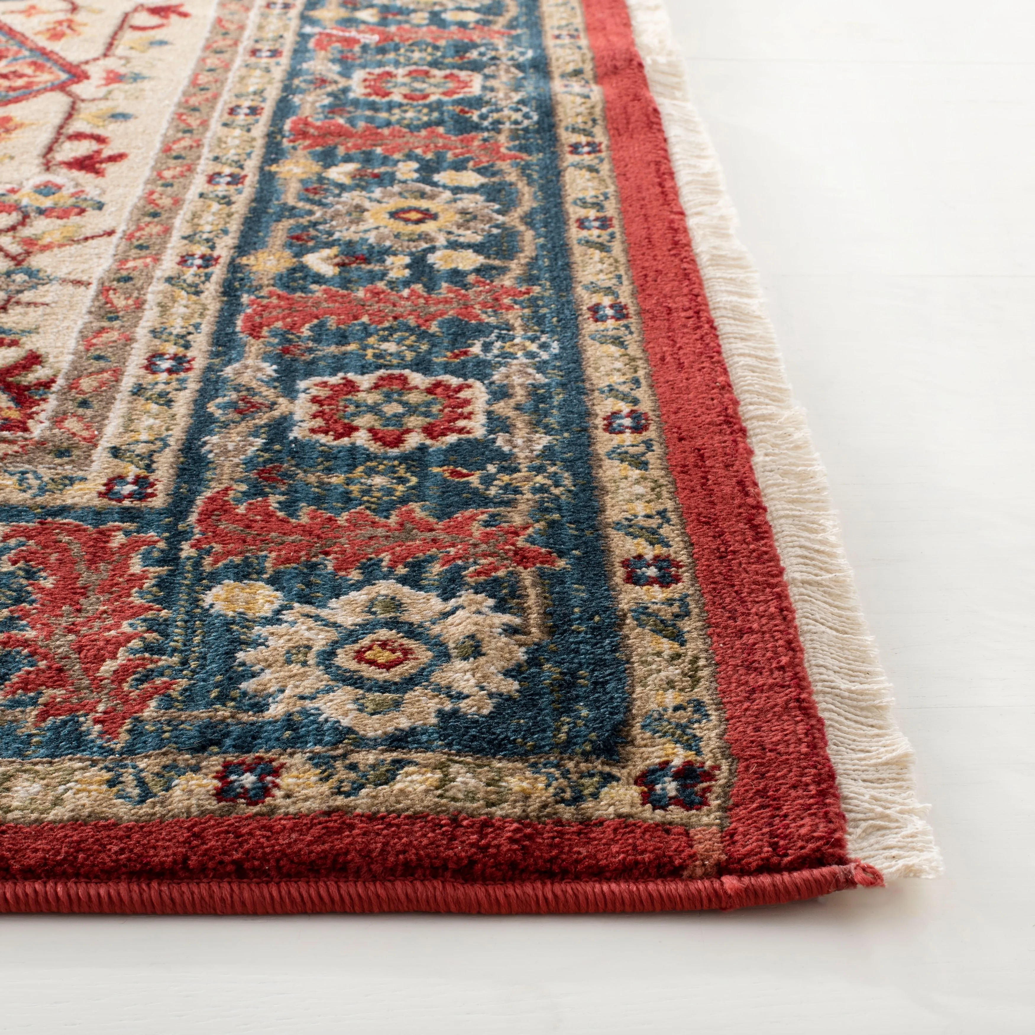 Lauren Ralph Lauren Chloe Traditional Medallion Rug Fringe