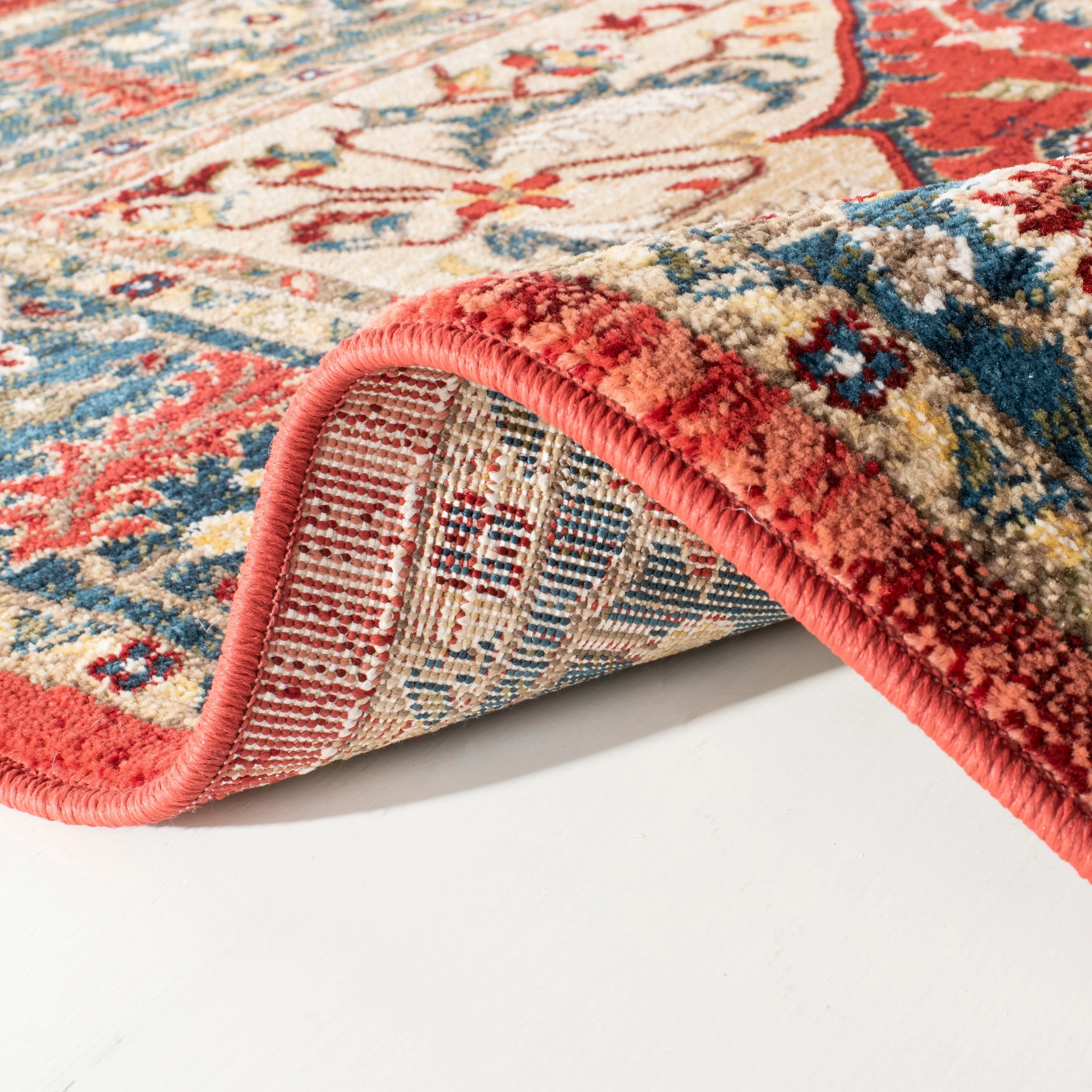 Lauren Ralph Lauren Chloe Traditional Medallion Rug Fringe