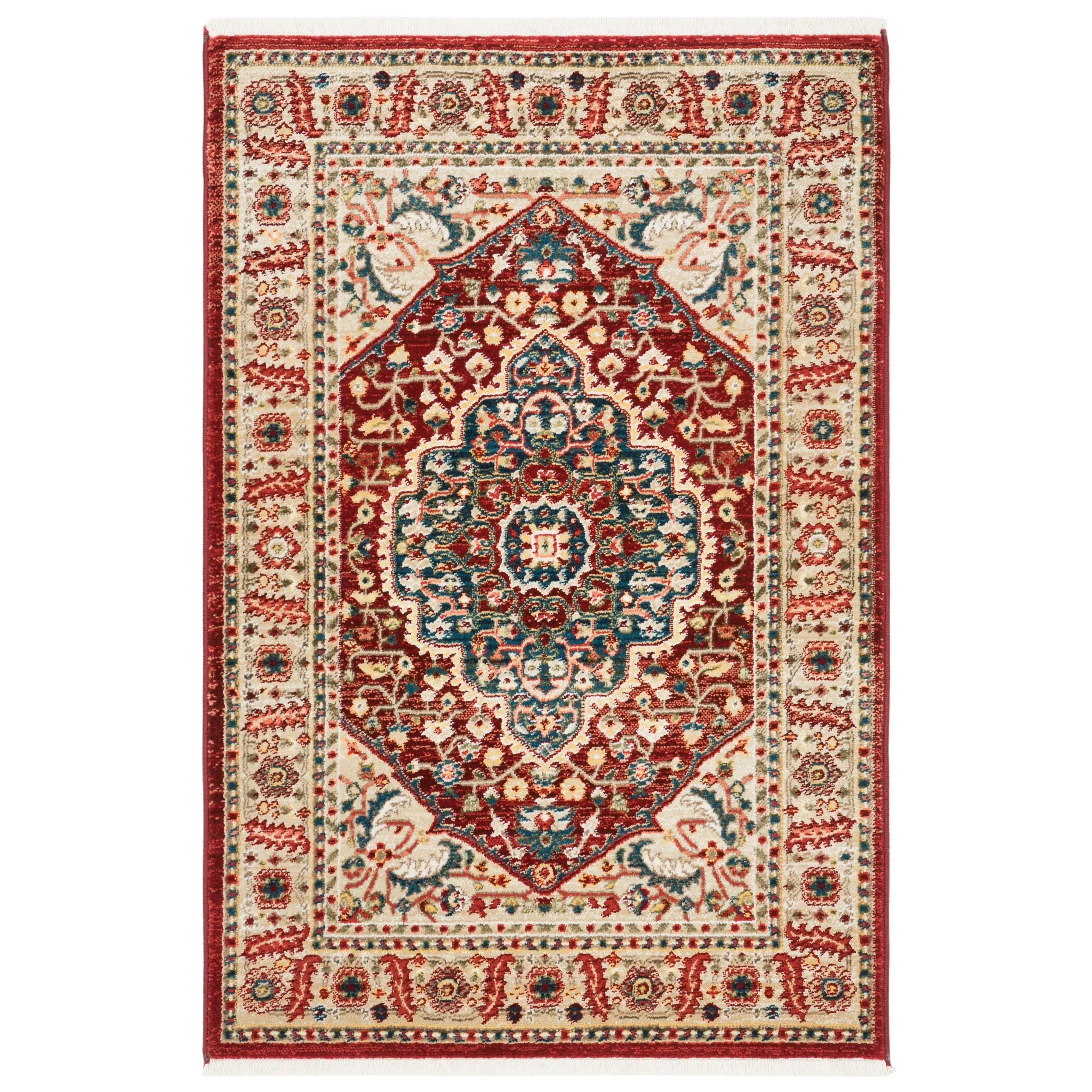 Lauren Ralph Lauren Chloe Traditional Medallion Rug Fringe