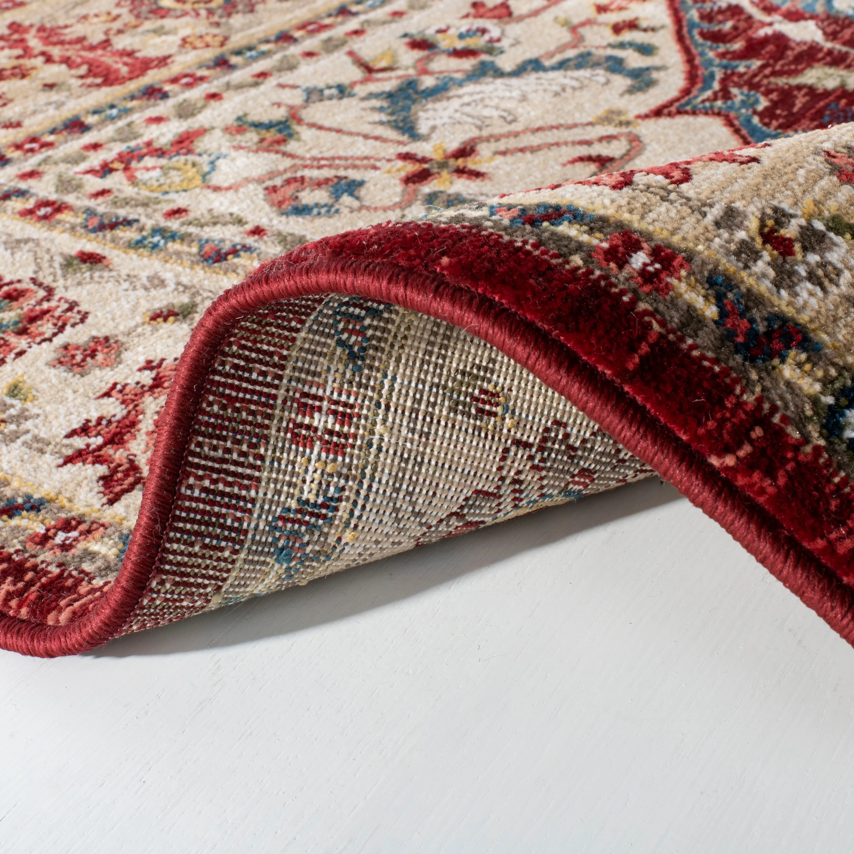 Lauren Ralph Lauren Chloe Traditional Medallion Rug Fringe
