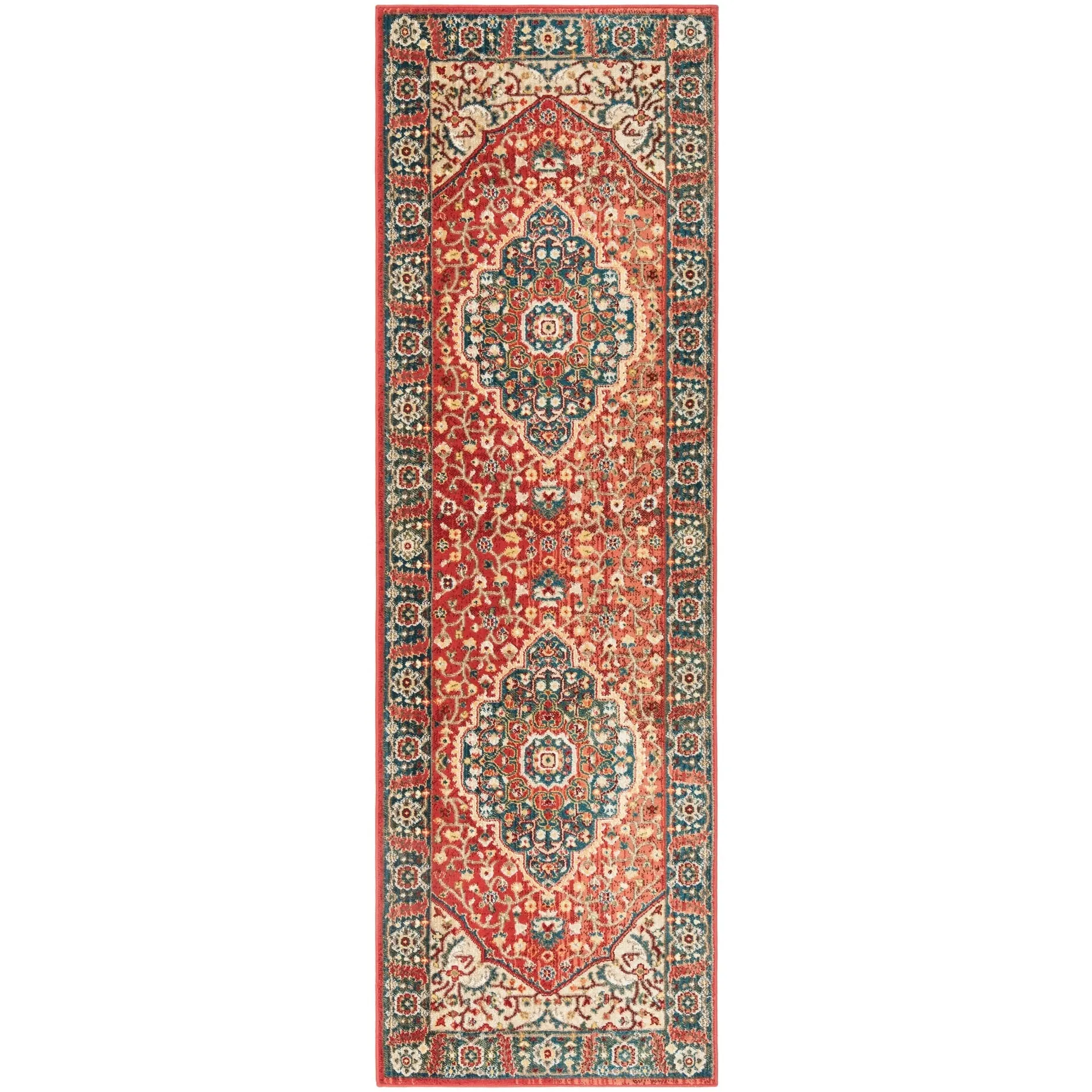 Lauren Ralph Lauren Chloe Traditional Medallion Rug Fringe
