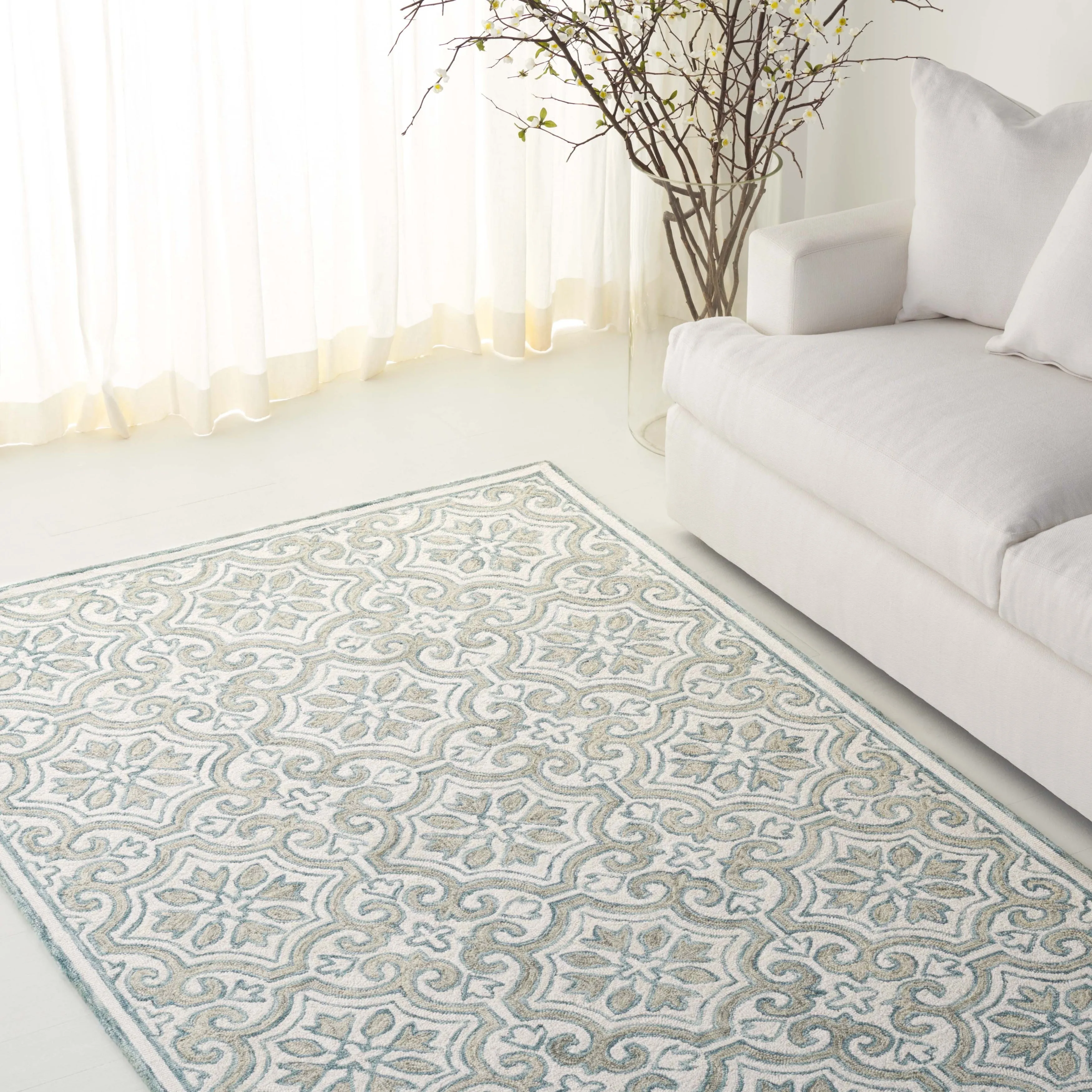 Lauren Ralph Lauren Handmade Elfur Contemporary Wool Rug
