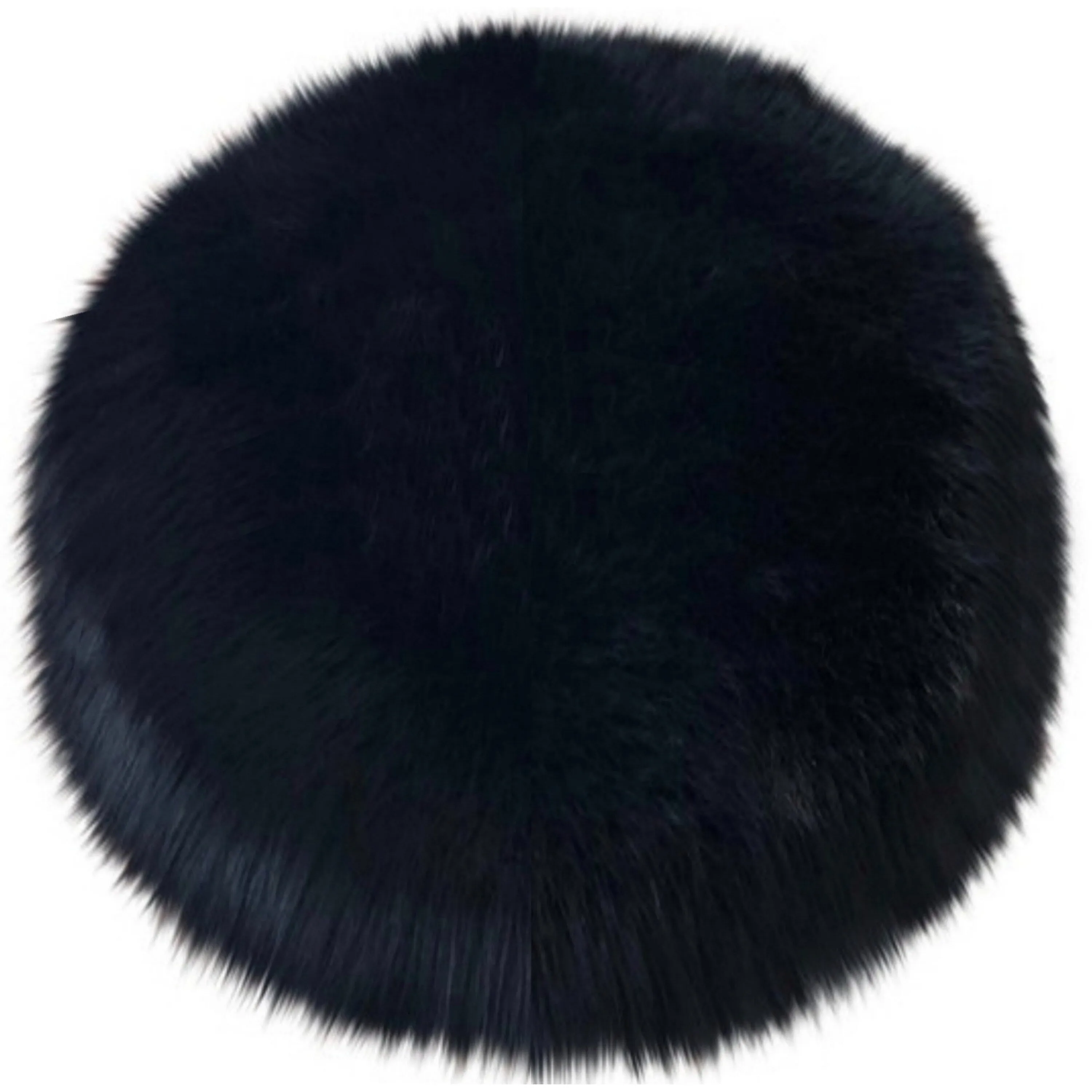 Legacy Home Faux Sheepskin Round Shag Area Rug