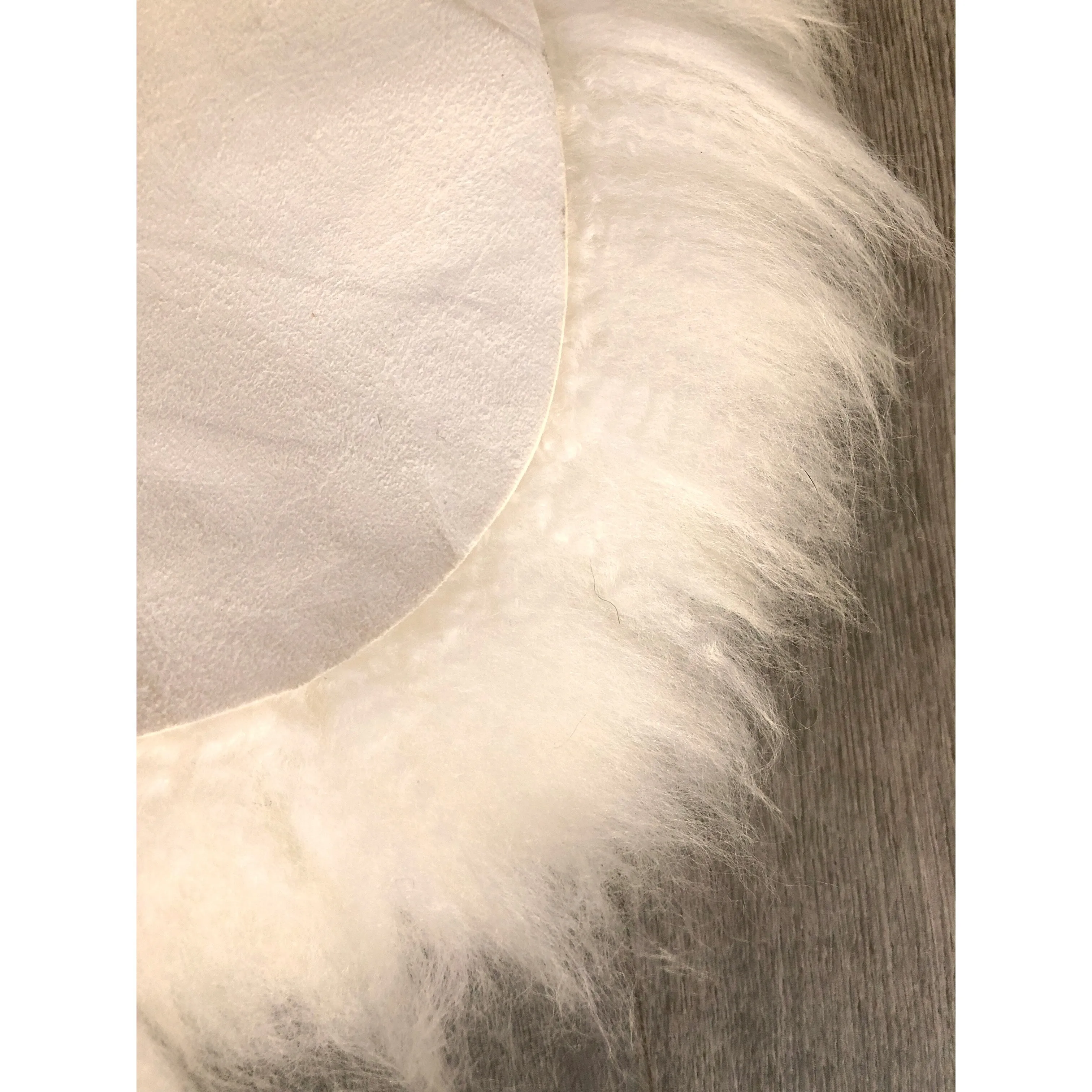 Legacy Home Faux Sheepskin Round Shag Area Rug
