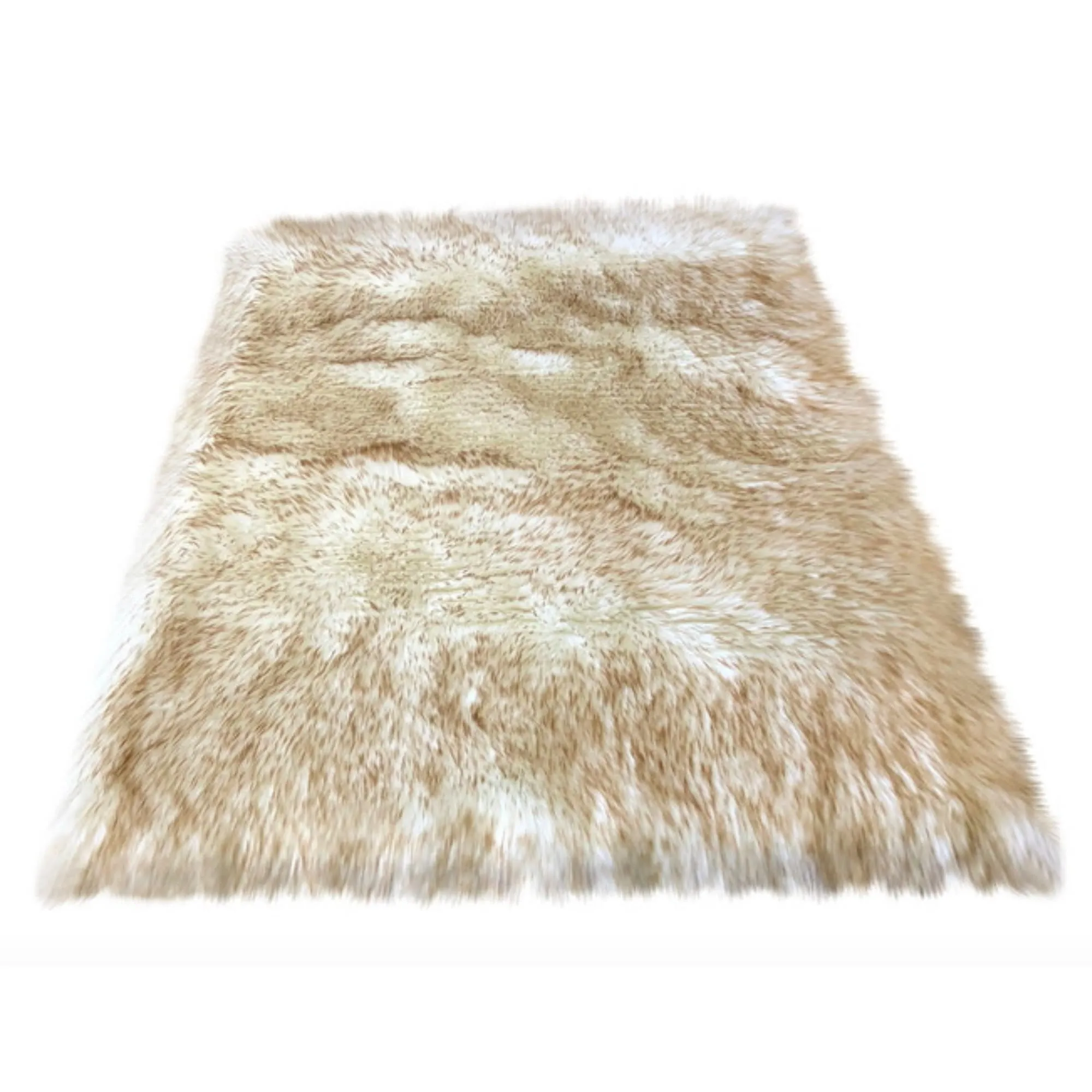 Legacy Home Faux Sheepskin Square Shag Area Rug