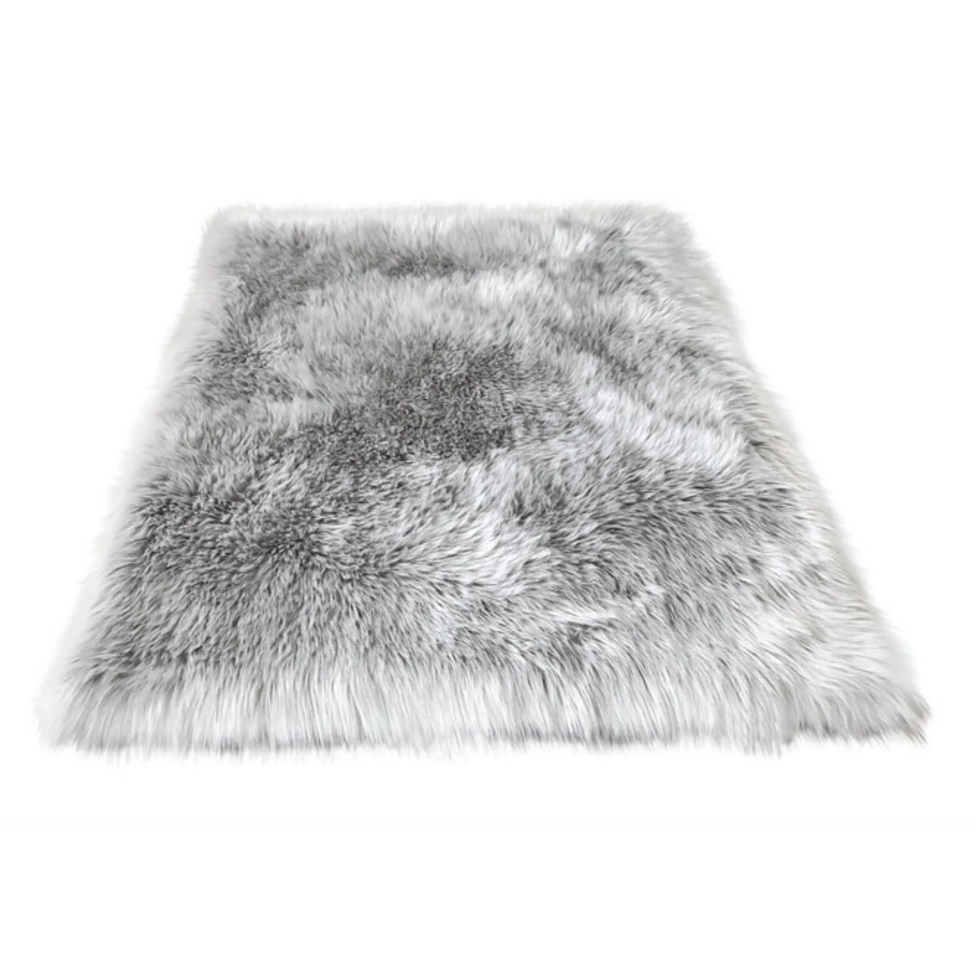 Legacy Home Faux Sheepskin Square Shag Area Rug