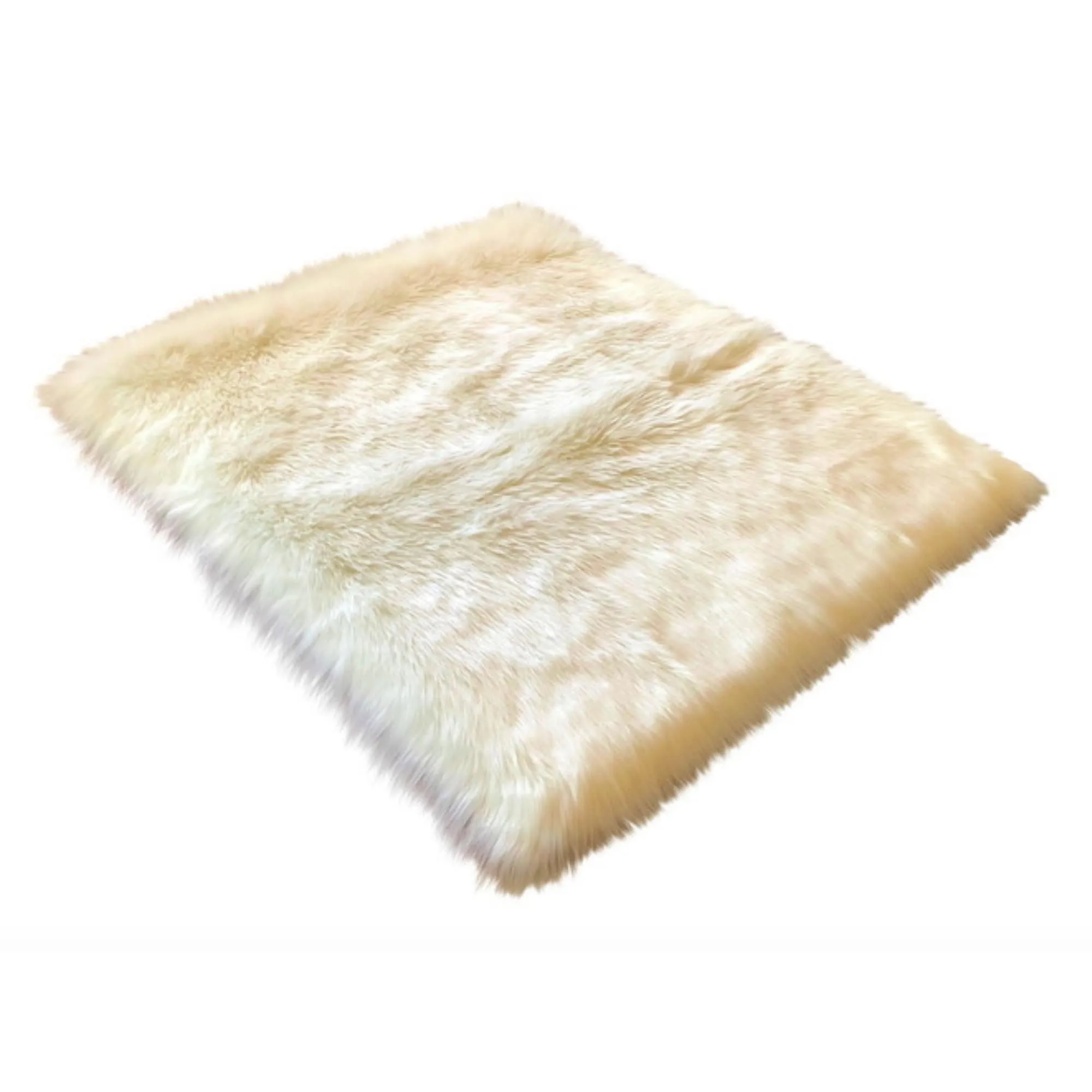Legacy Home Faux Sheepskin Square Shag Area Rug