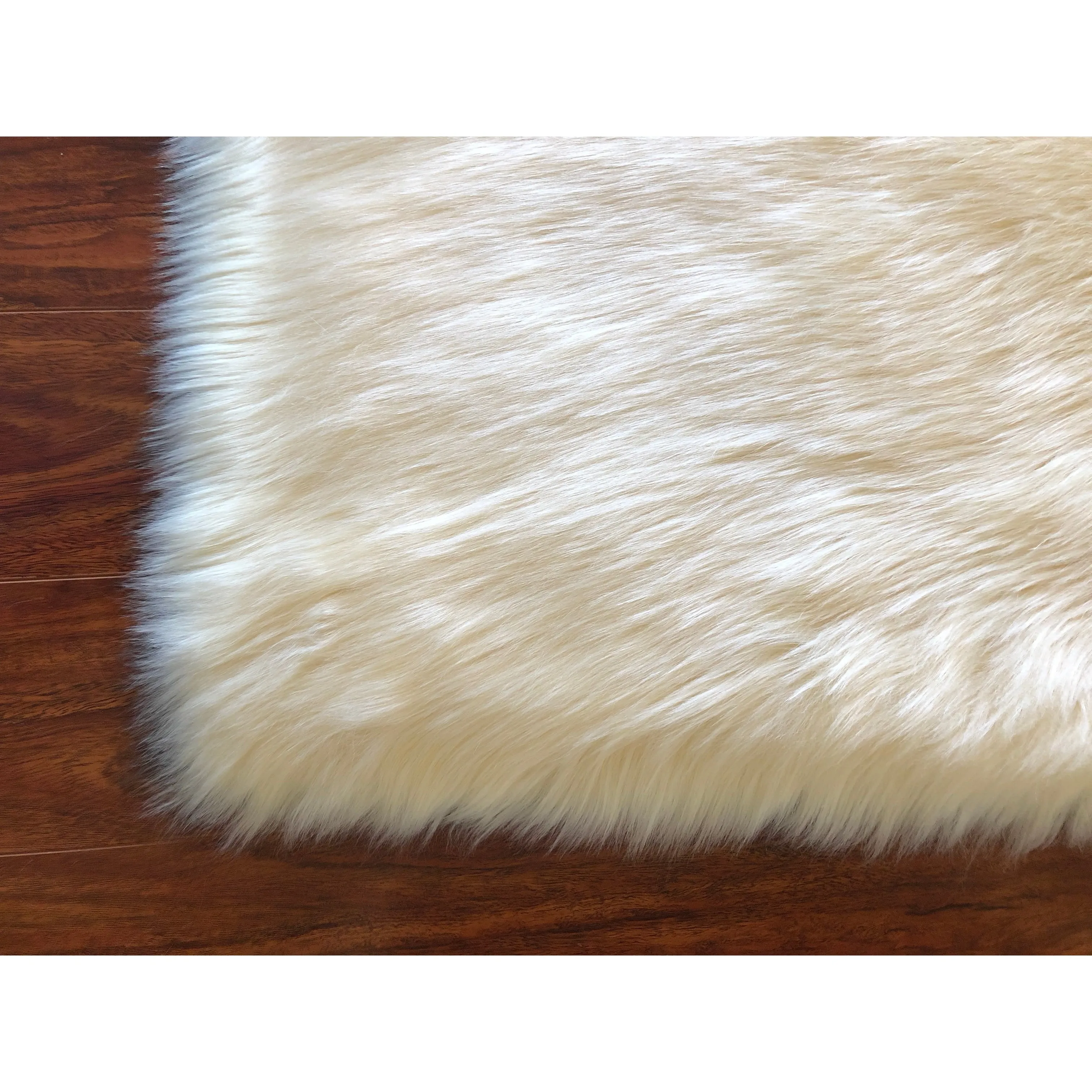 Legacy Home Faux Sheepskin Square Shag Area Rug
