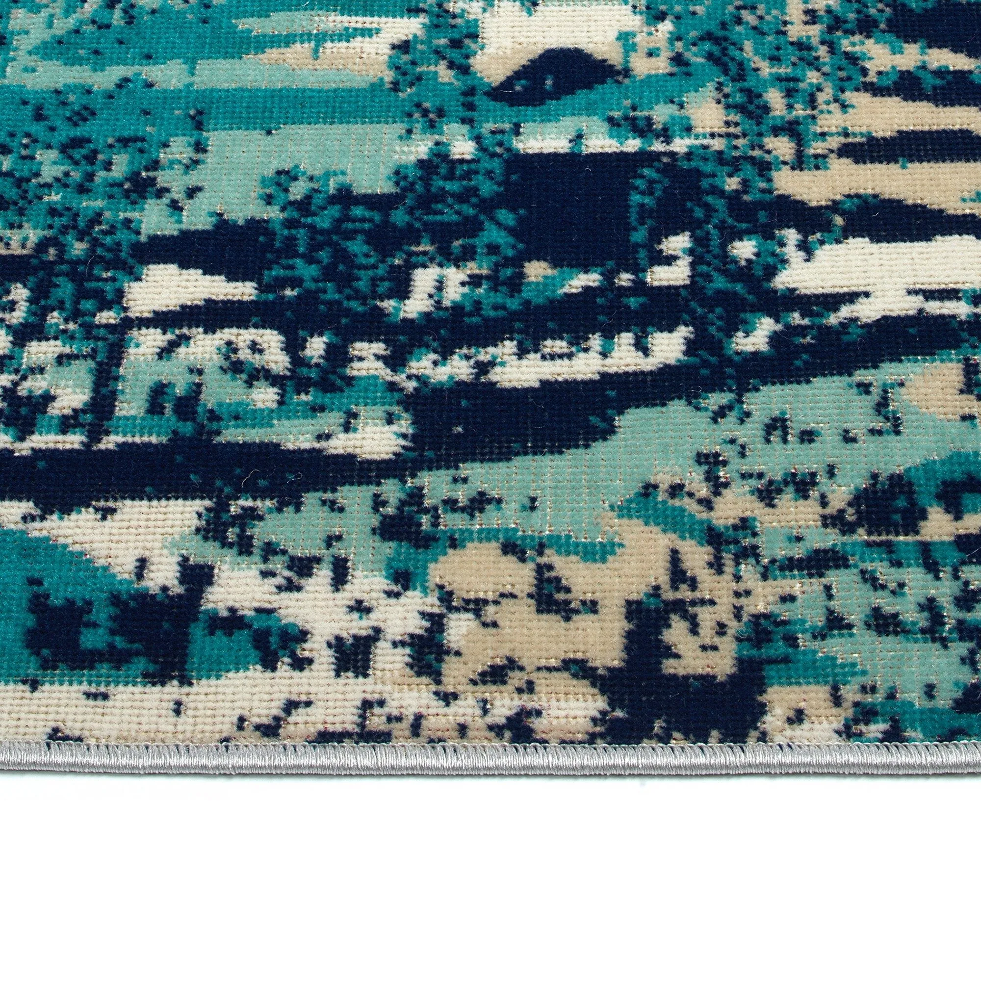 Legata Collection Blue Machine-Made Indoor/OutdoorArea Rug