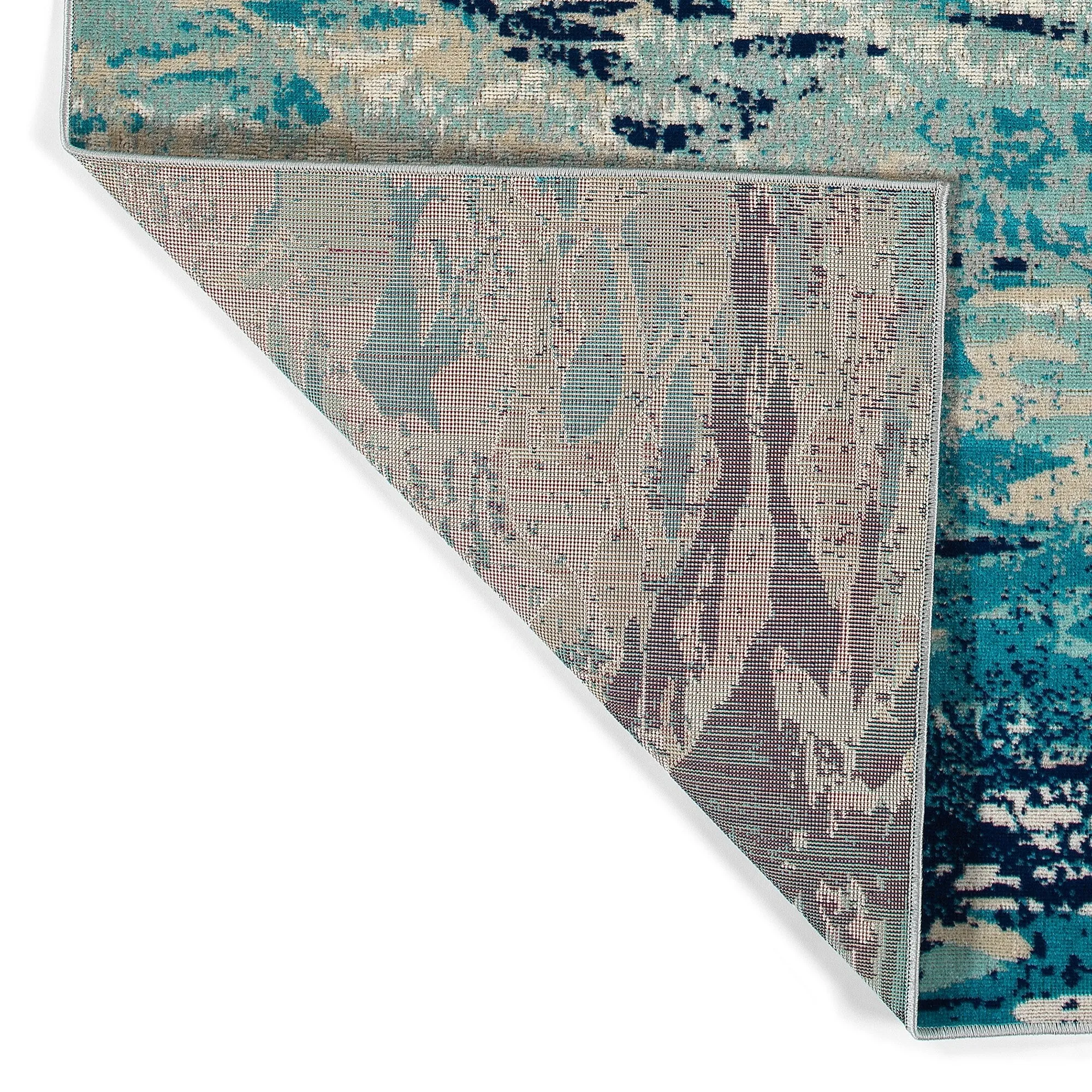 Legata Collection Blue Machine-Made Indoor/OutdoorArea Rug