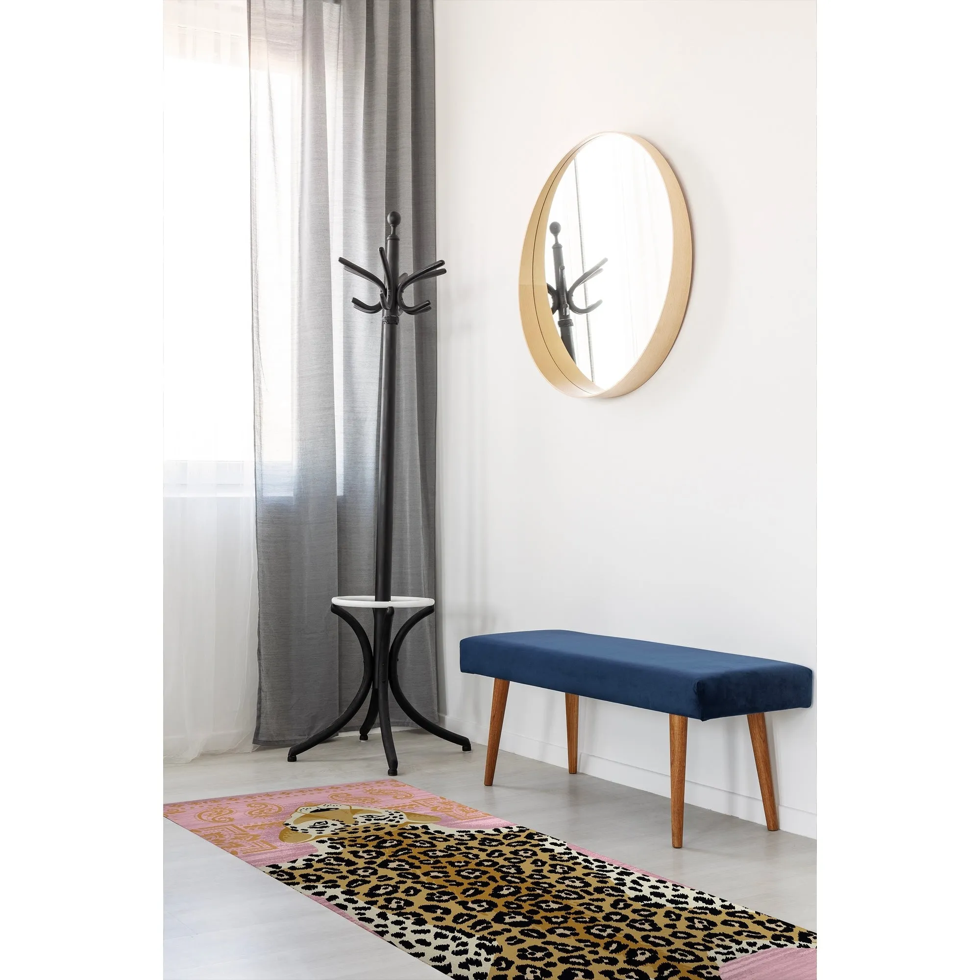 LEOPARD PINK Area Rug By Kavka Designs