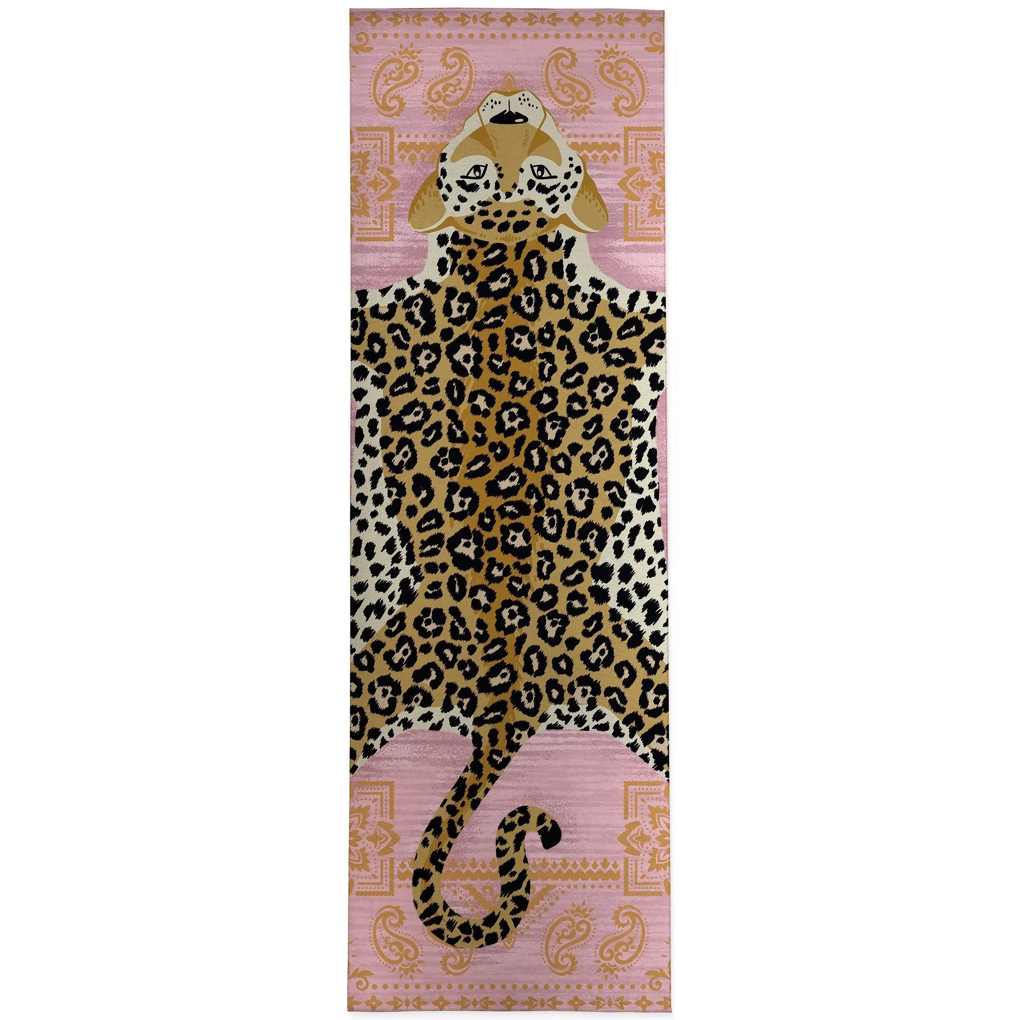 LEOPARD PINK Area Rug By Kavka Designs