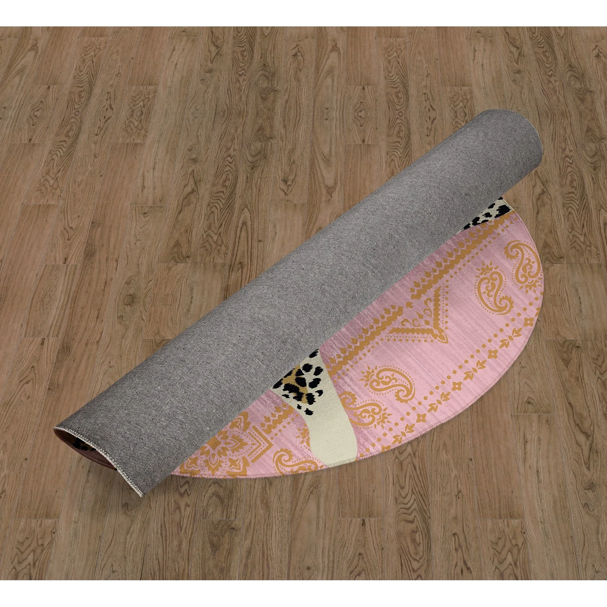 LEOPARD PINK Area Rug By Kavka Designs