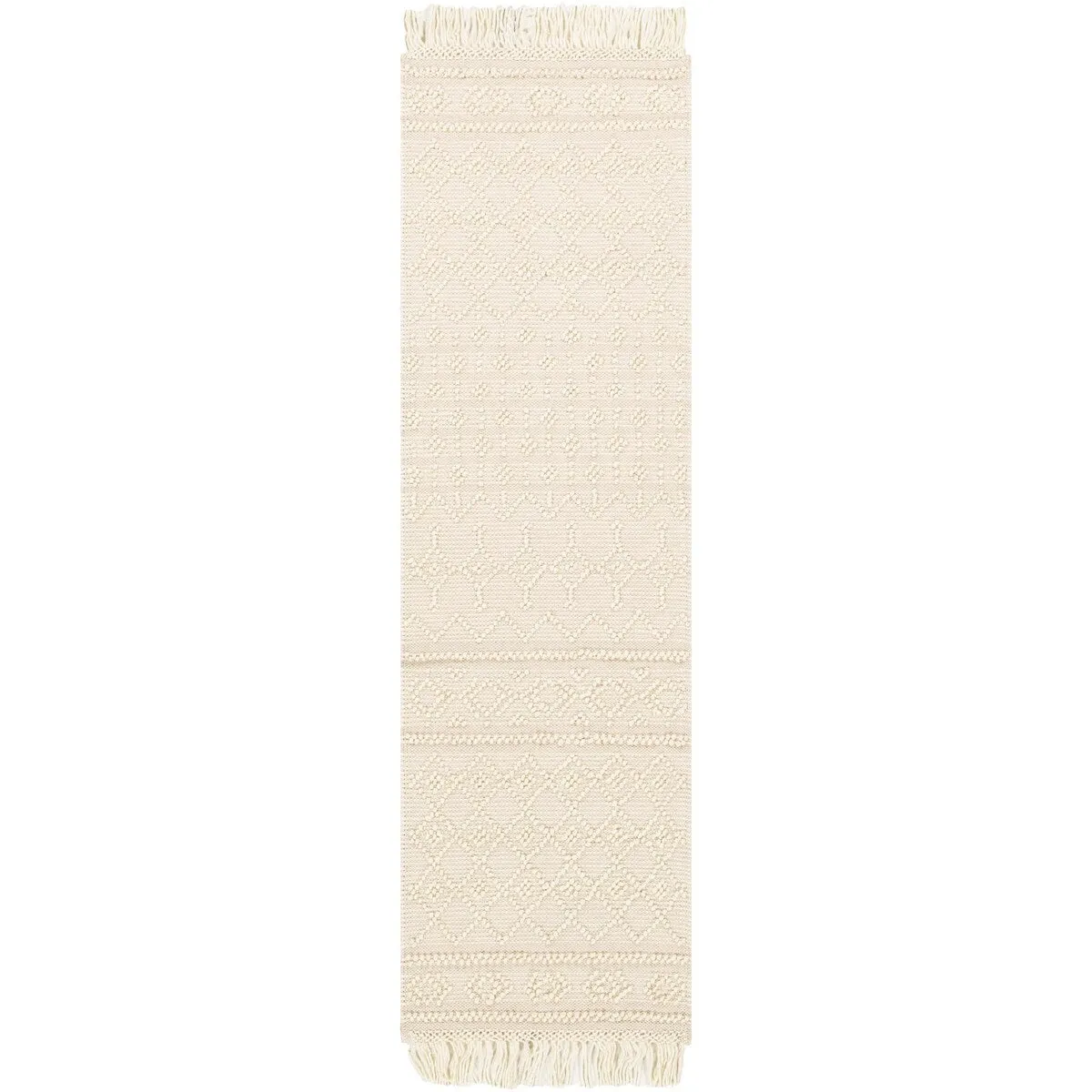 Les Handmade Modern Farmhouse Wool Area Rug