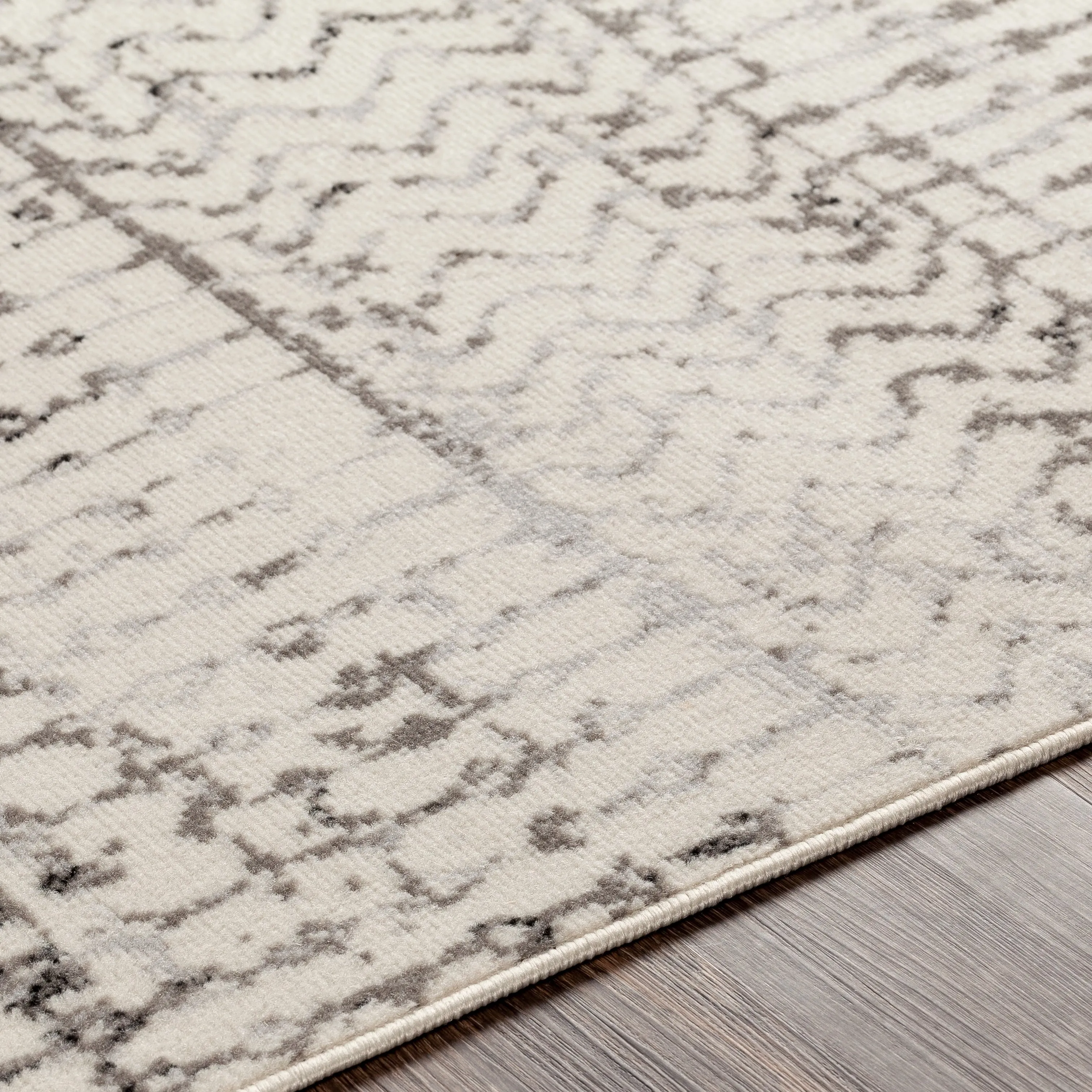 Levin Distressed Moroccan Stripe Area Rug