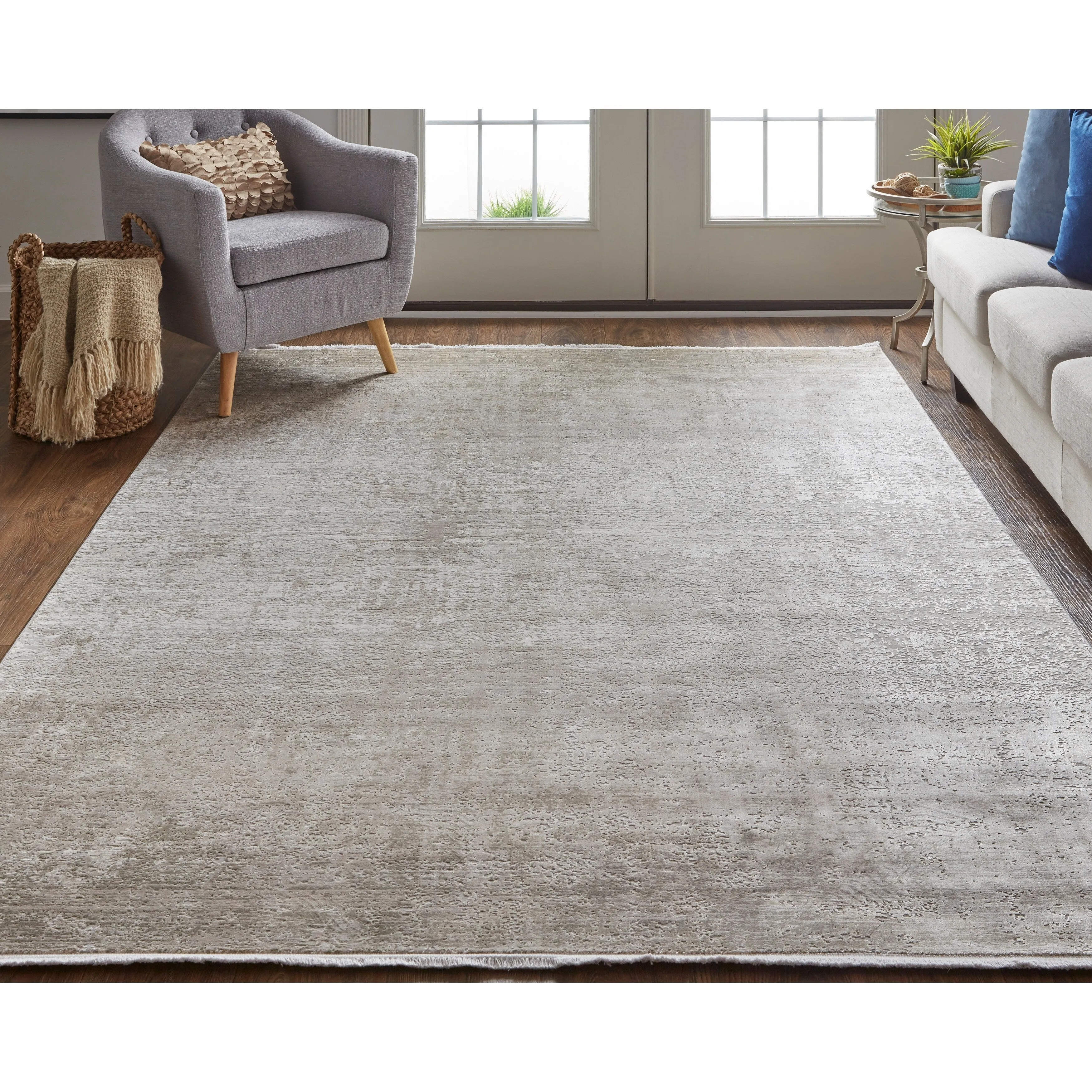 Lindstra Gradient Watercolor Area Rug