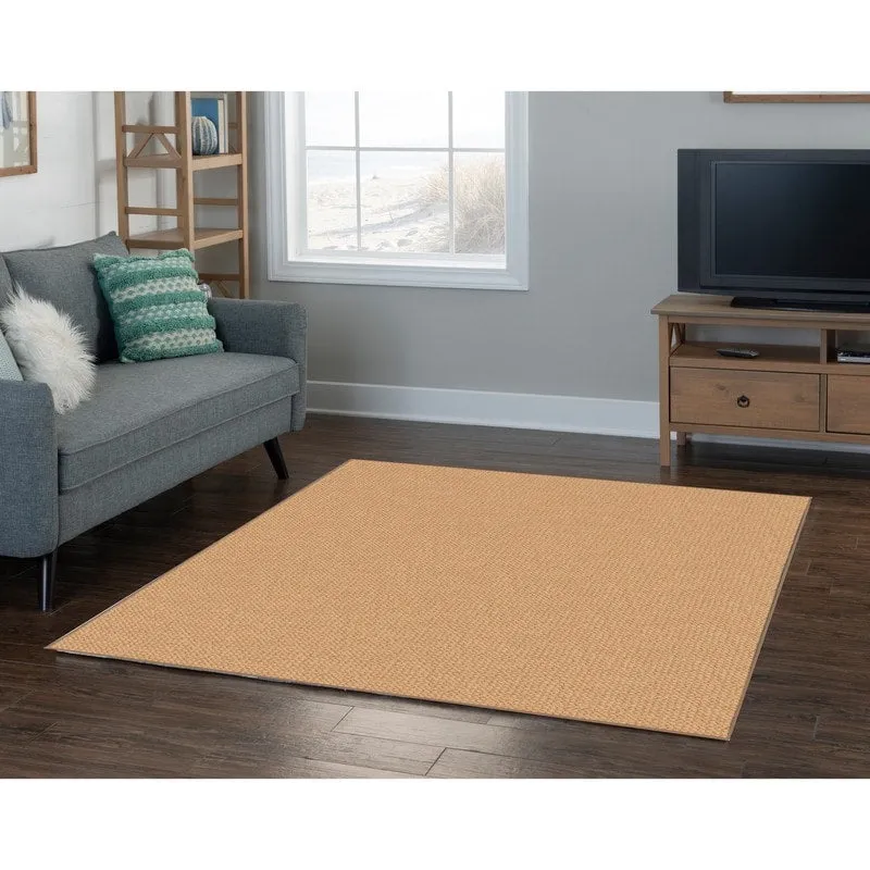 Linon Rhodes Sisal Classic Hand Finished Rug