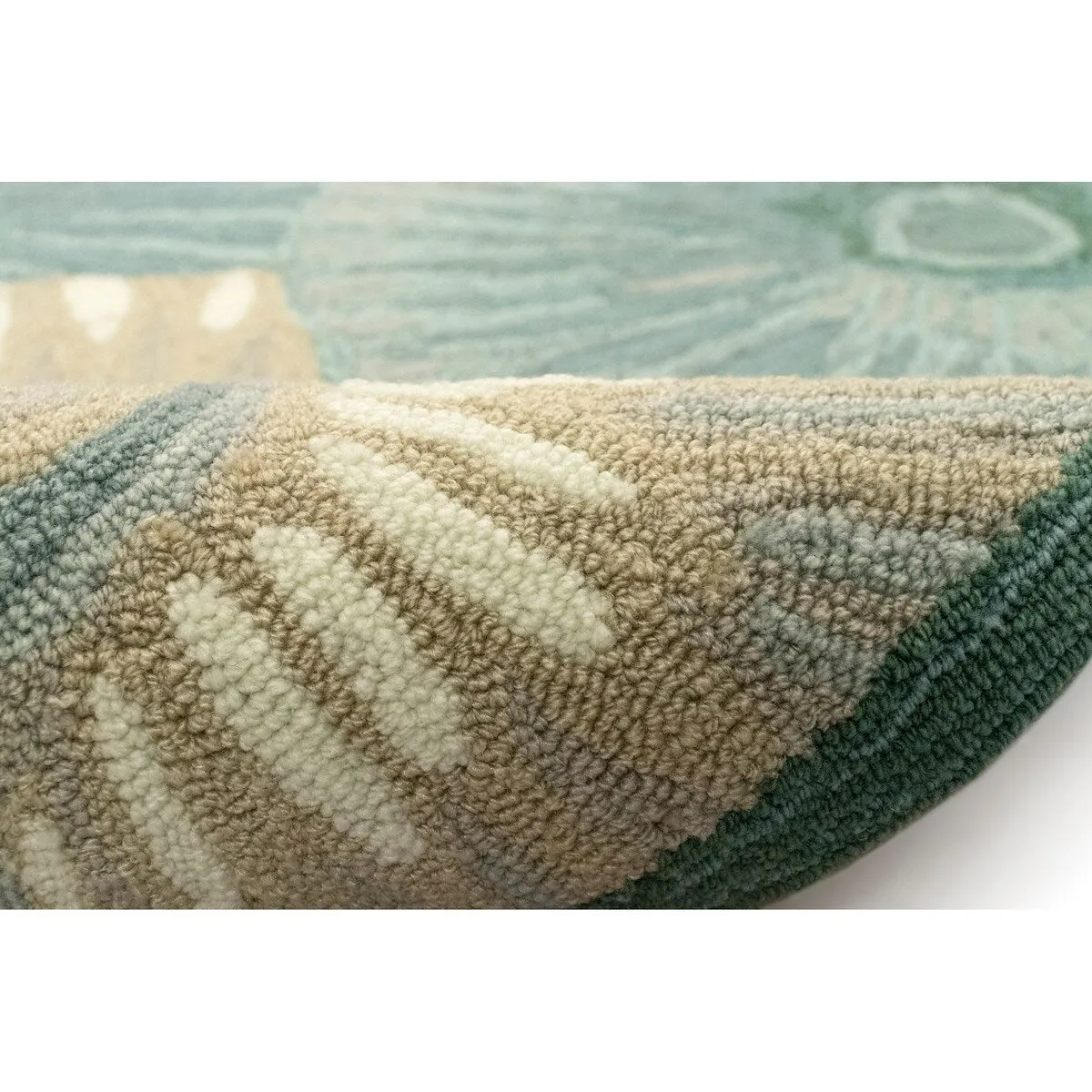 Liora Manne Capri Pleated Inkcap Indoor/Outdoor Rug