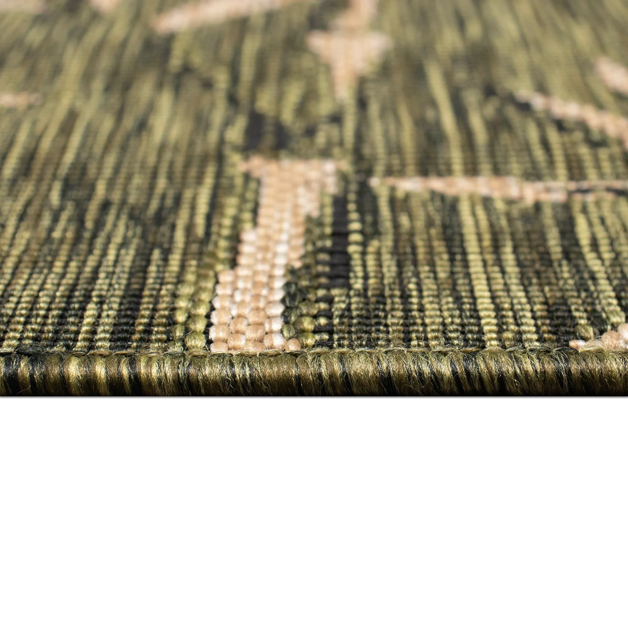 Liora Manne Carmel Bamboo Border Indoor/Outdoor Rug