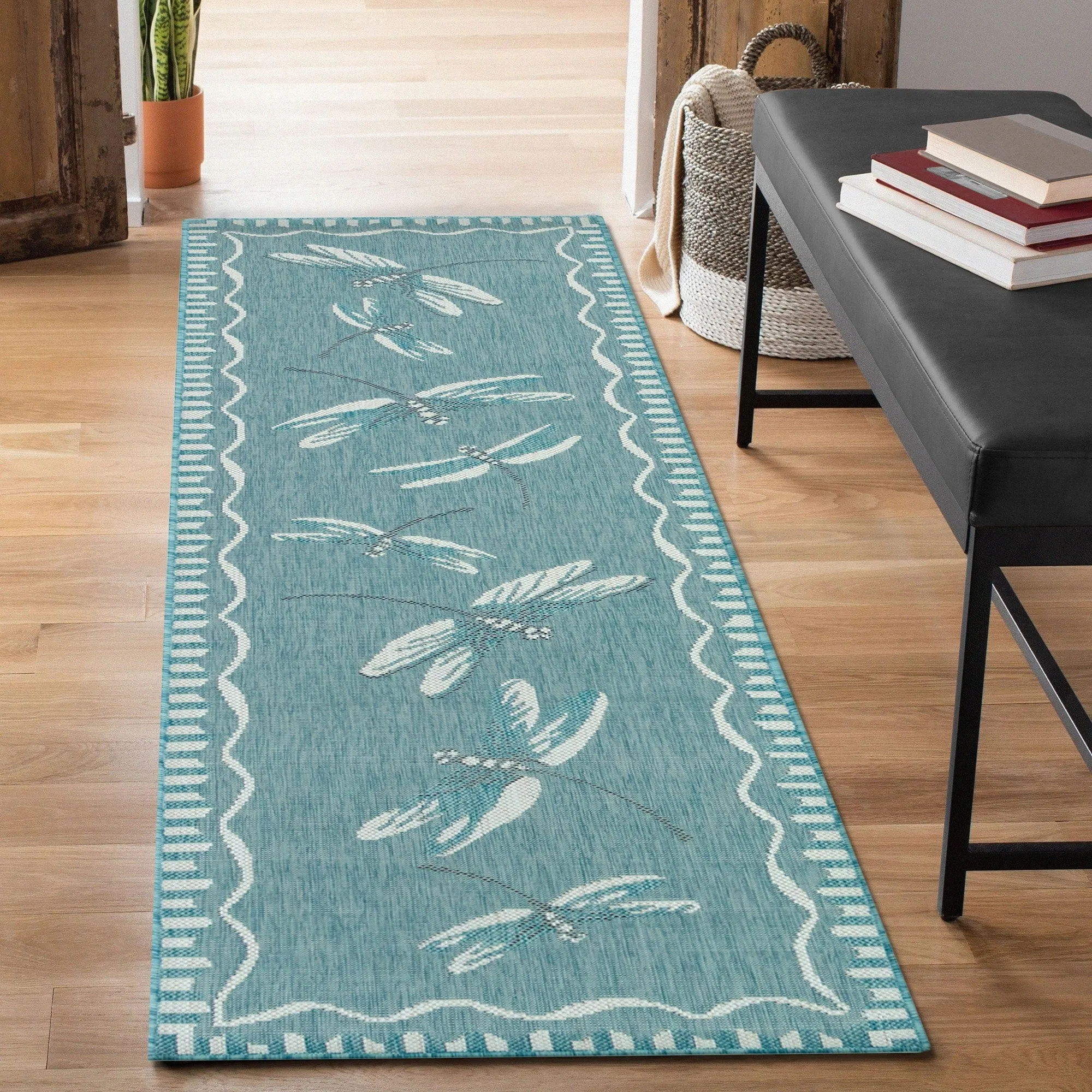 Liora Manne Carmel Dragonfly Indoor/Outdoor Rug