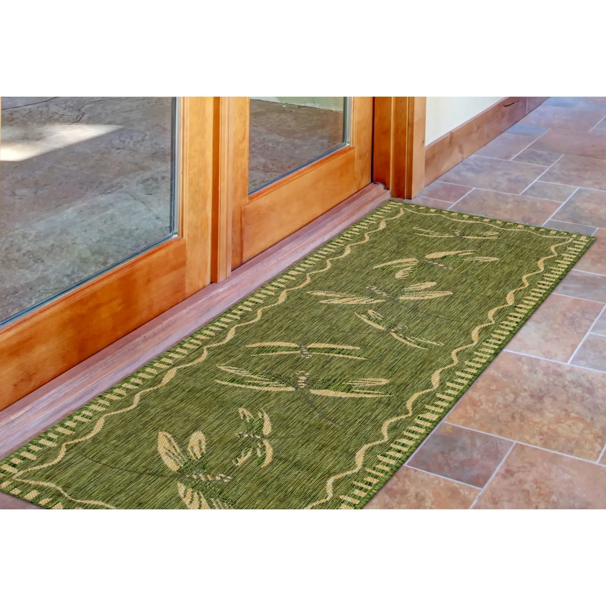 Liora Manne Carmel Dragonfly Indoor/Outdoor Rug