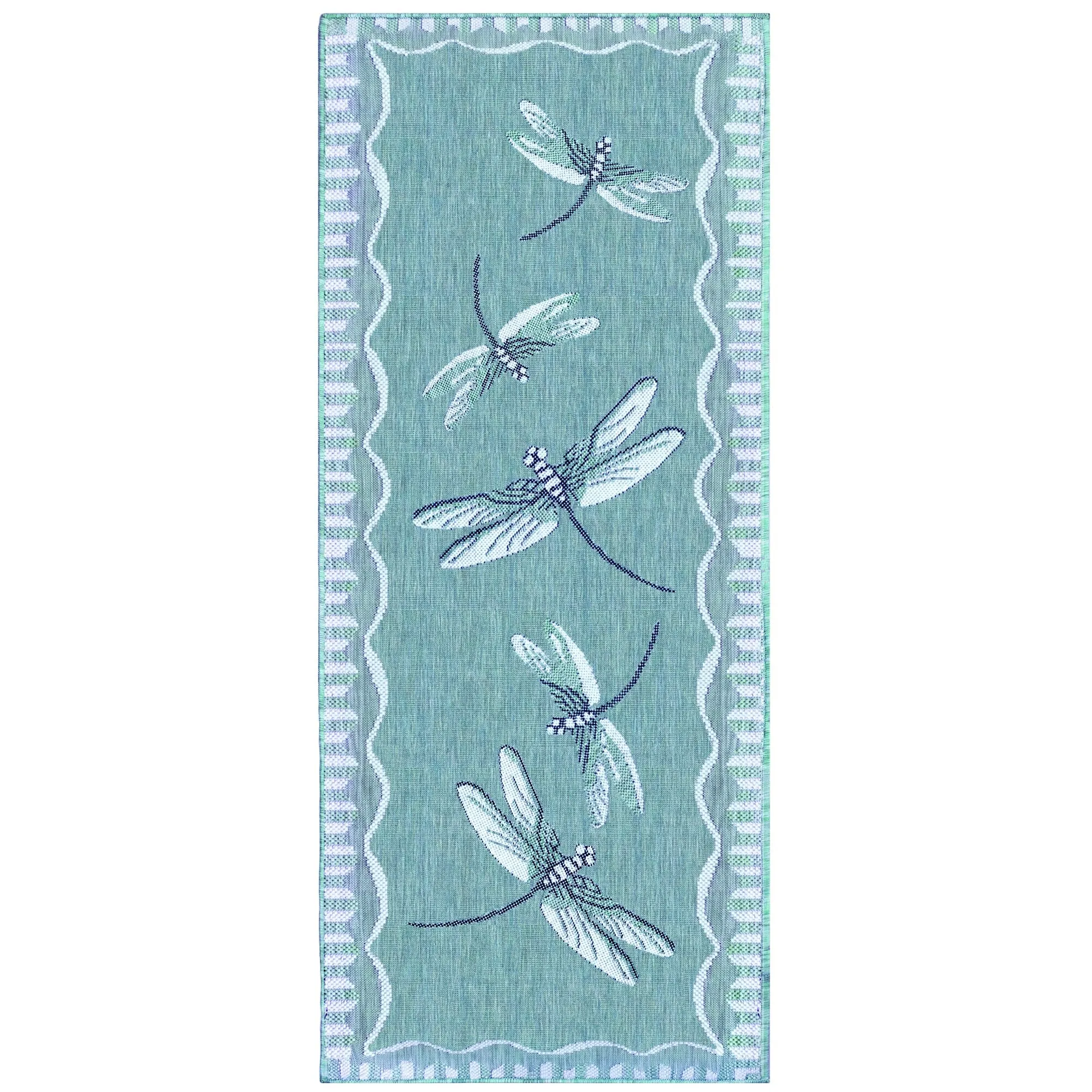Liora Manne Carmel Dragonfly Indoor/Outdoor Rug