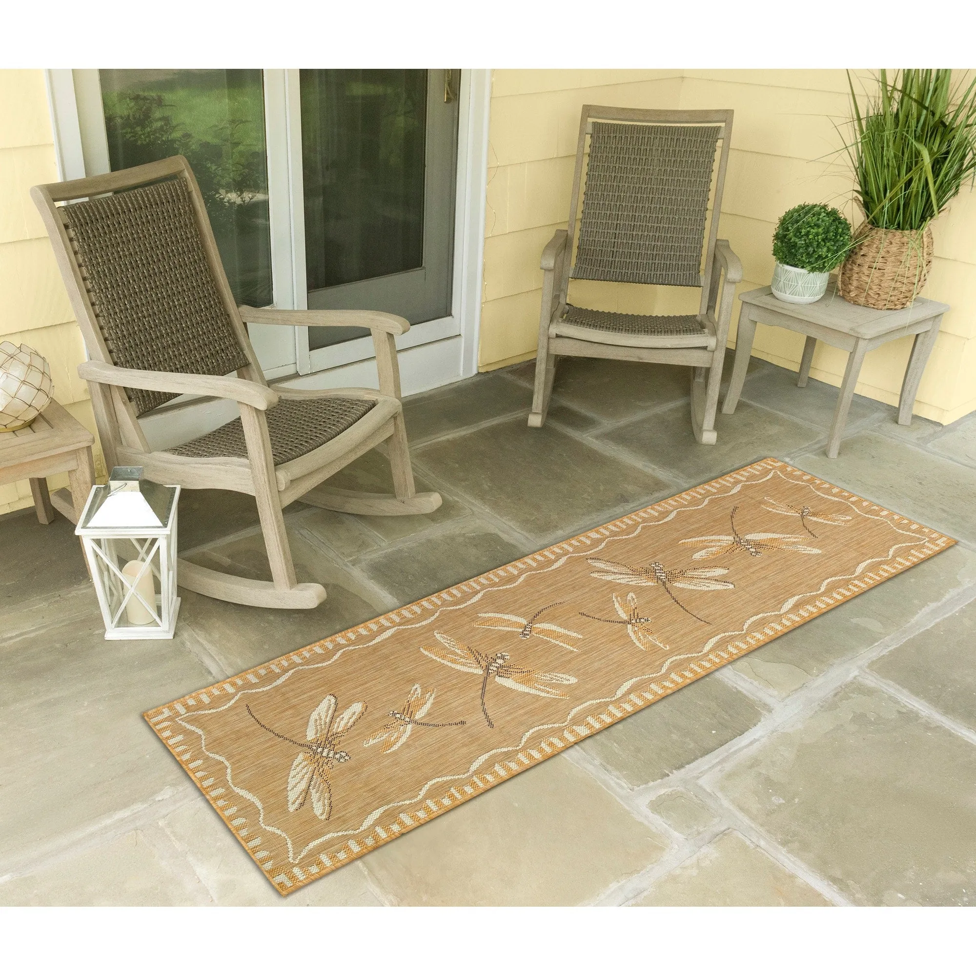 Liora Manne Carmel Dragonfly Indoor/Outdoor Rug